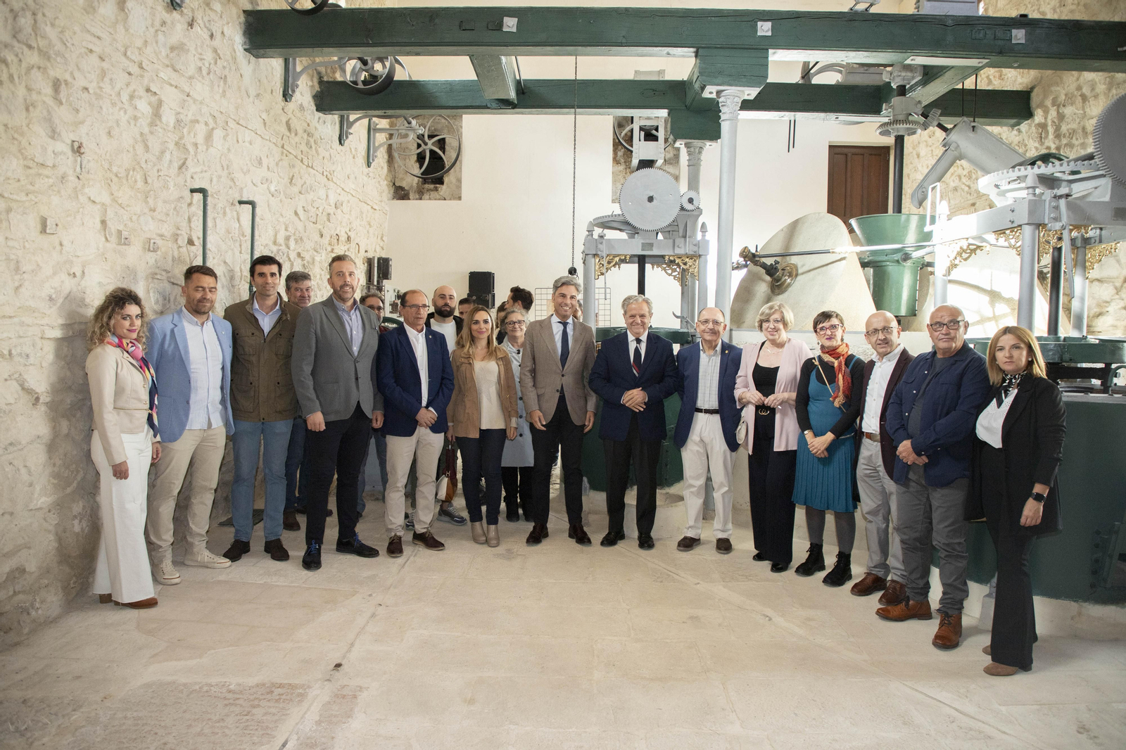 Inauguración de las obras de rehabilitación del molino Vergara de Doña Mencía.