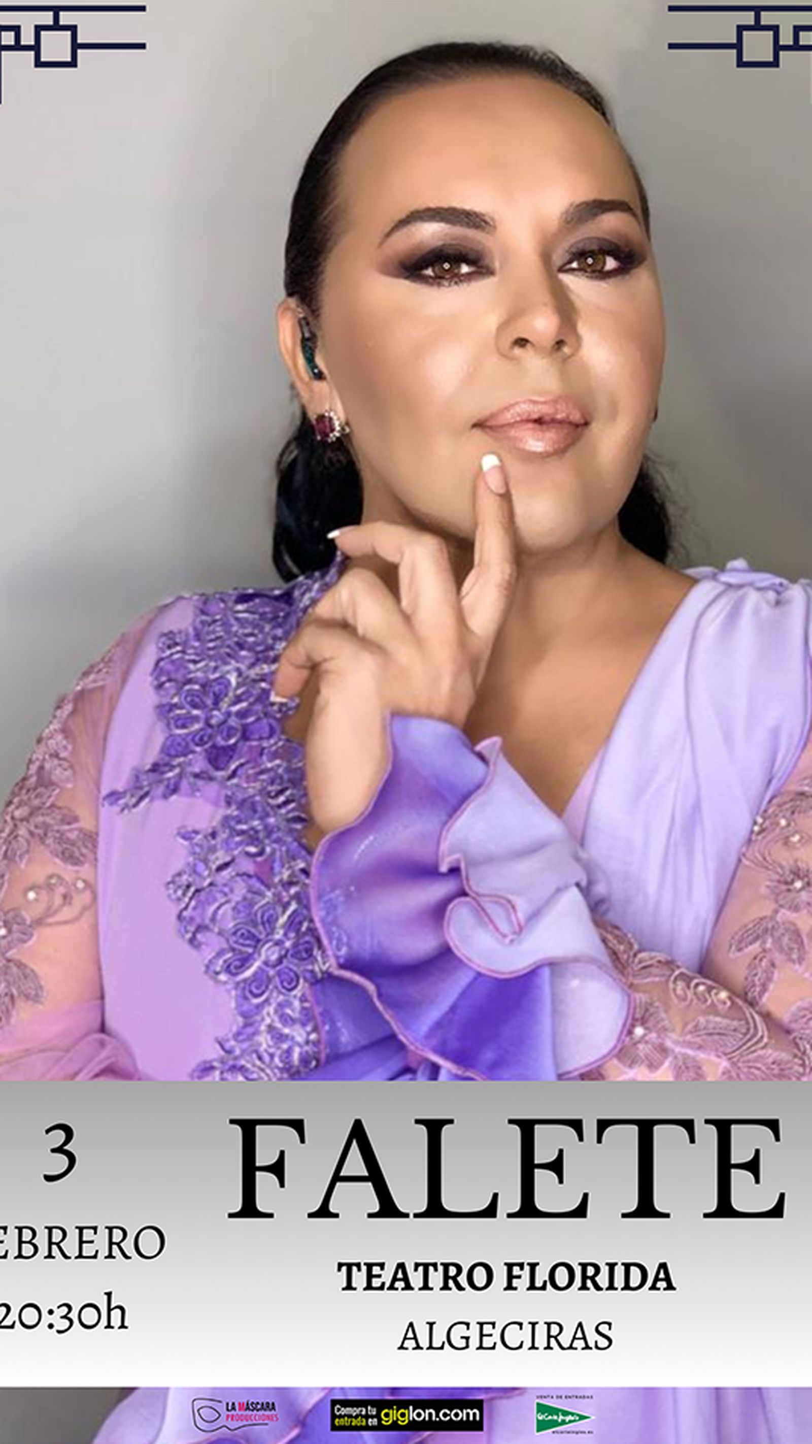 Cartel concierto de Falete en Algeciras