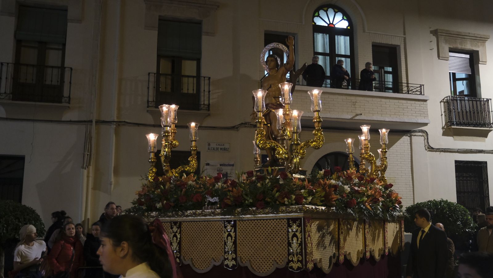 Imágenes de la misa y procesión de San Sebastián, en Almería