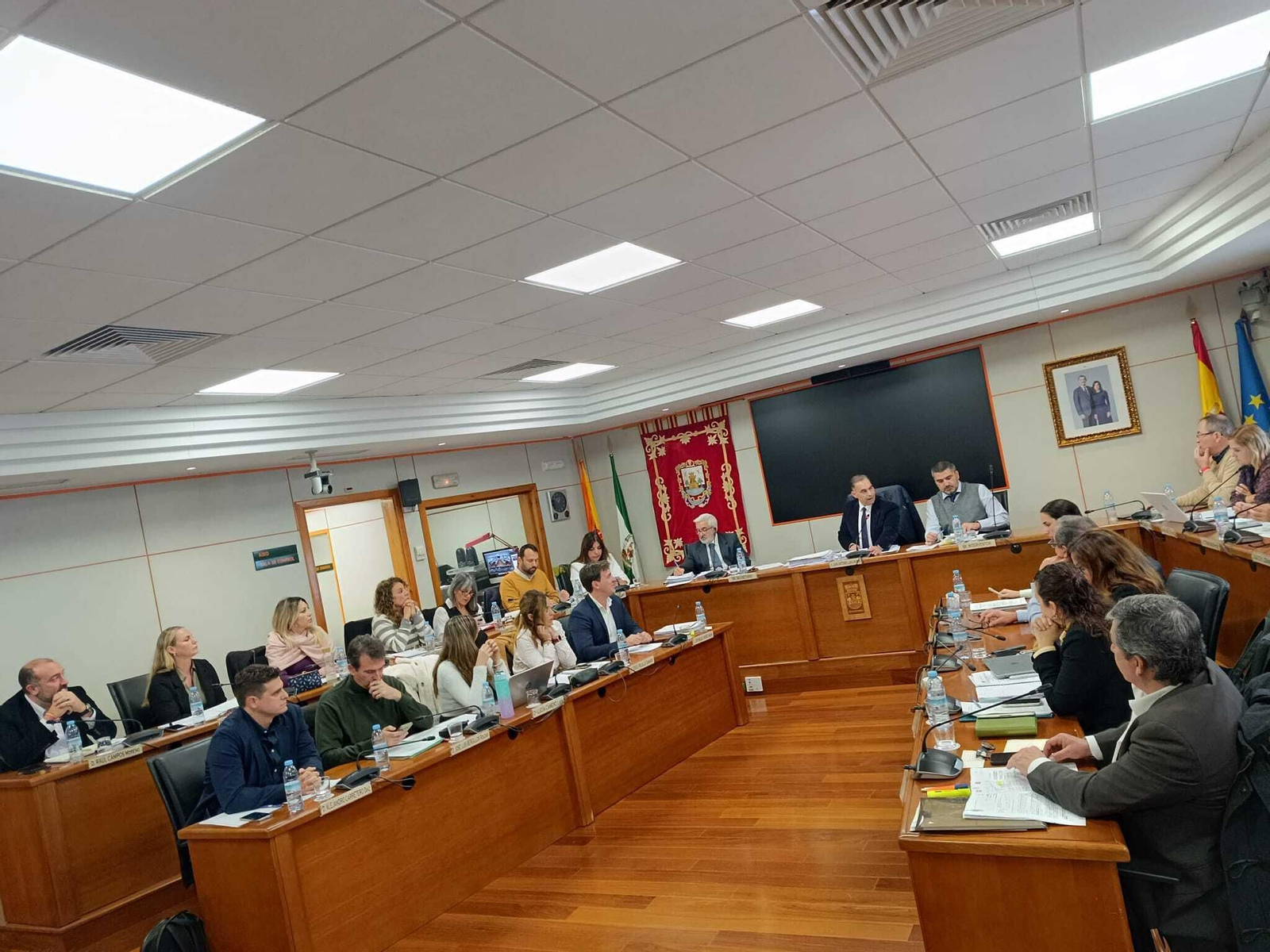 Un momento del Pleno celebrado este martes.