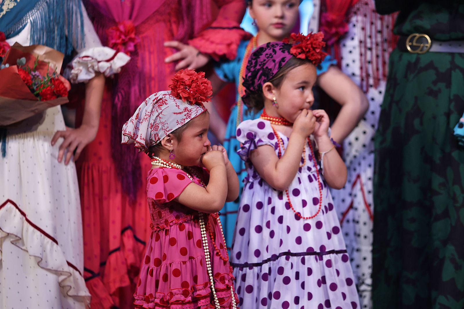 Imágenes de la pasarela Huelva Flamenca 2024