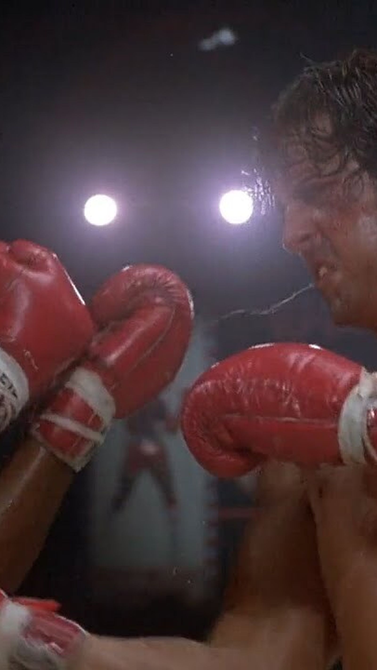 Apollo Creed (Carl Weathers) y Sylvester Stallone (Rocky Balboa) en 'Rocky II'