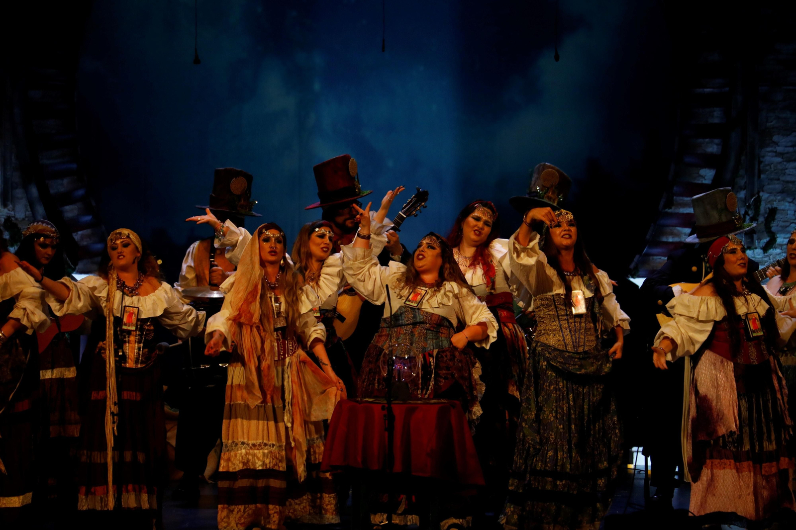 Las imágenes de la última sesión de preliminares del Concurso de Agrupaciones del Carnaval de Córdoba