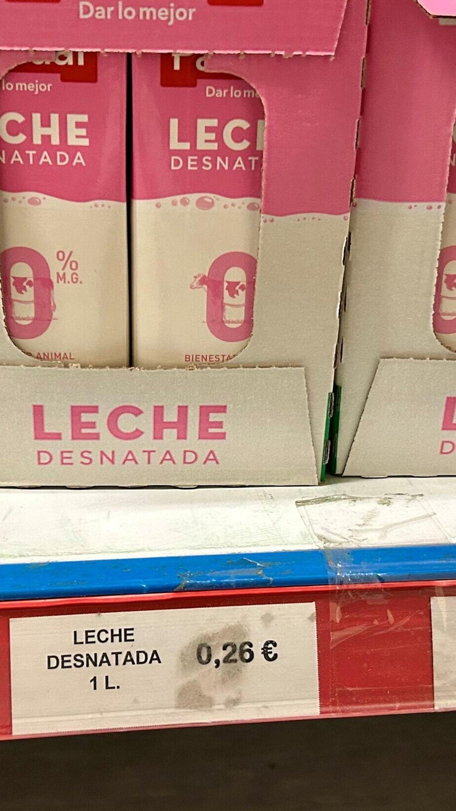 Los precios raramente supera el euro.