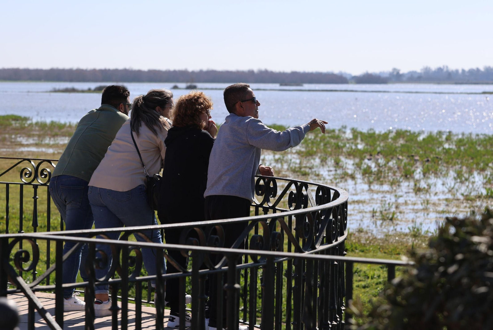Imágenes del ambiente en la aldea del Rocío en la Candelaria 2024