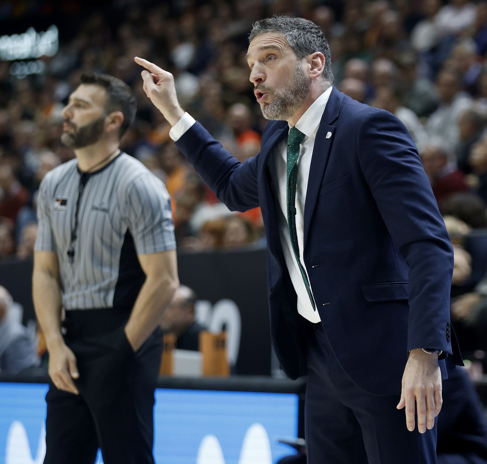 Ibon Navarro, durante el partido