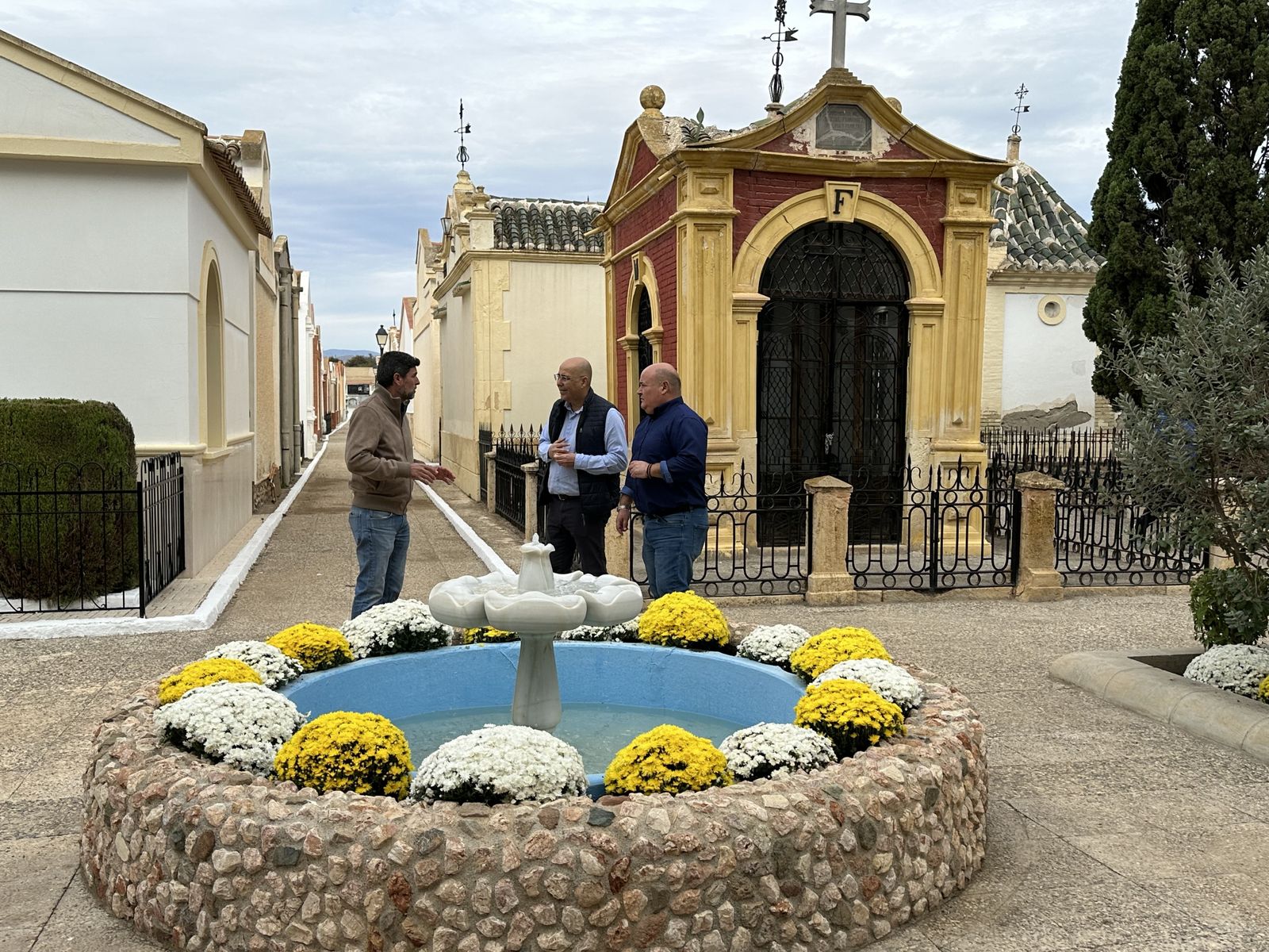 Representantes del Consistorio huercalense han comprobado el estado de las labores.