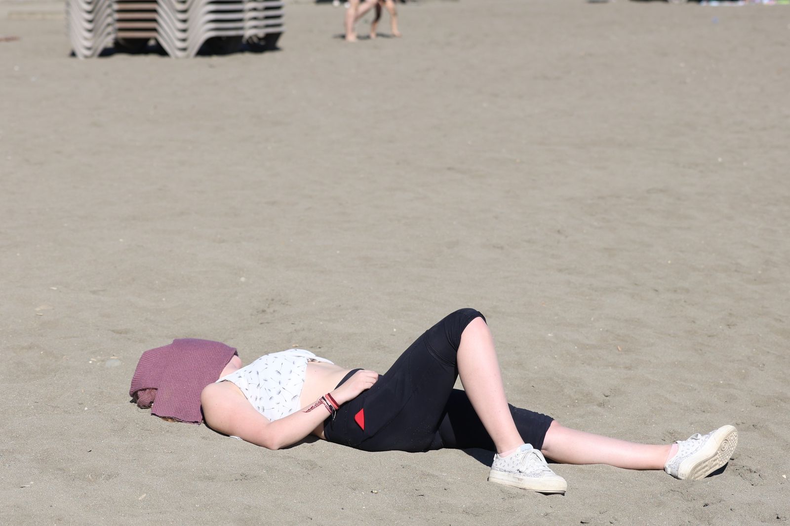 Enero y... día de playa en Málaga: la subida de las temperaturas deja estas imágenes