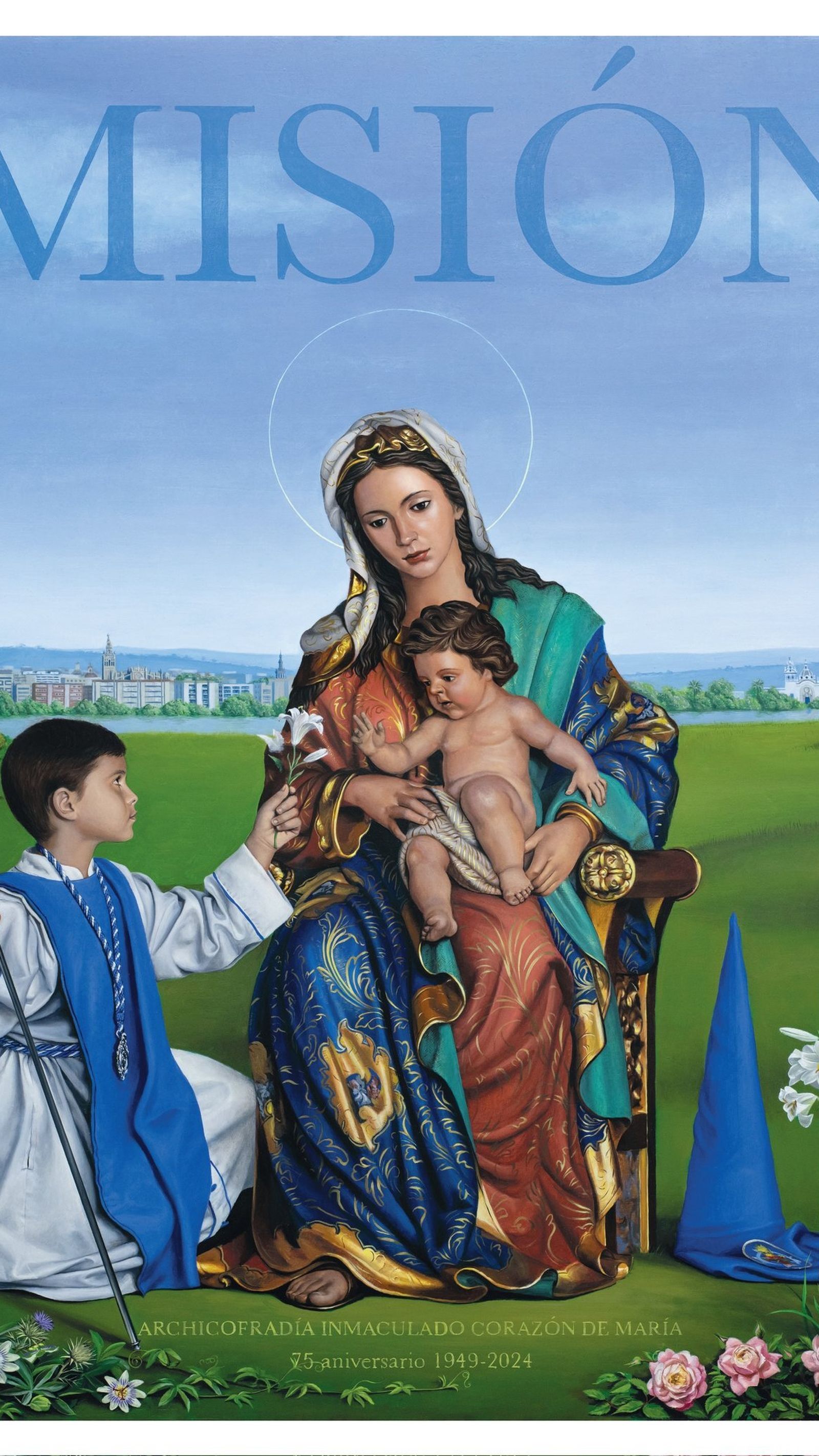 El cartel anunciador de la Misión