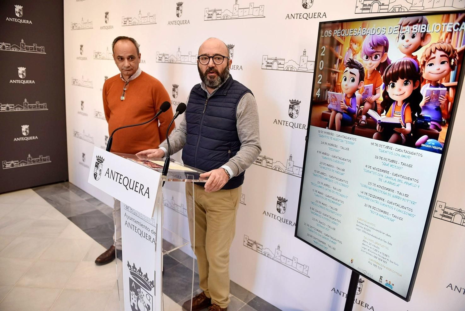 Medina Galeote durante la presentación del programa.