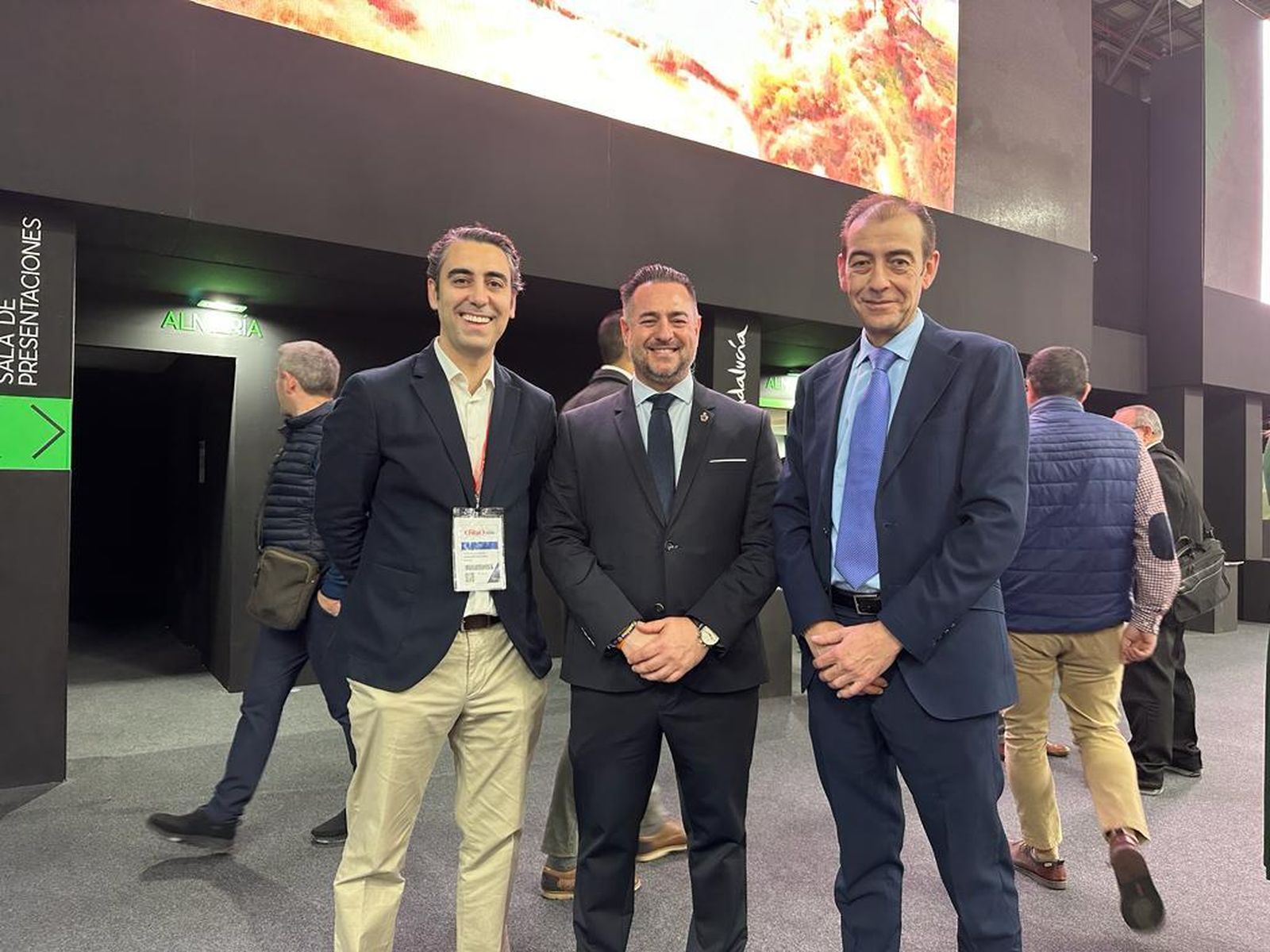 Jesús Posadas, Joaquín Pérez de la Blanca y Raúl Martínez.