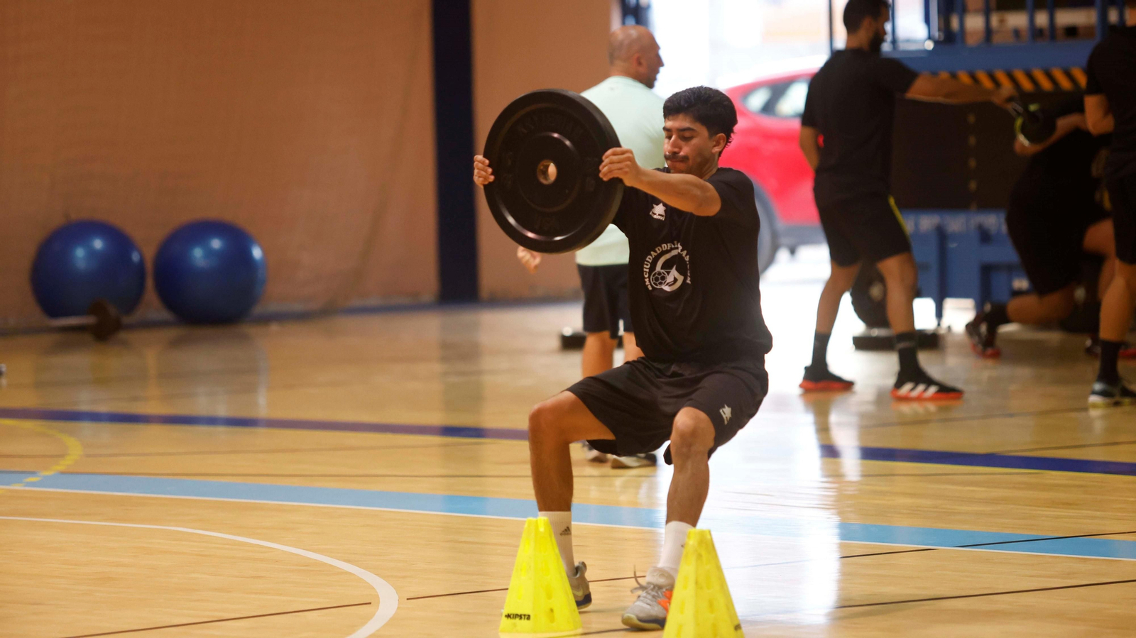 El chileno Ronaldo Carrasco, en un entrenamiento