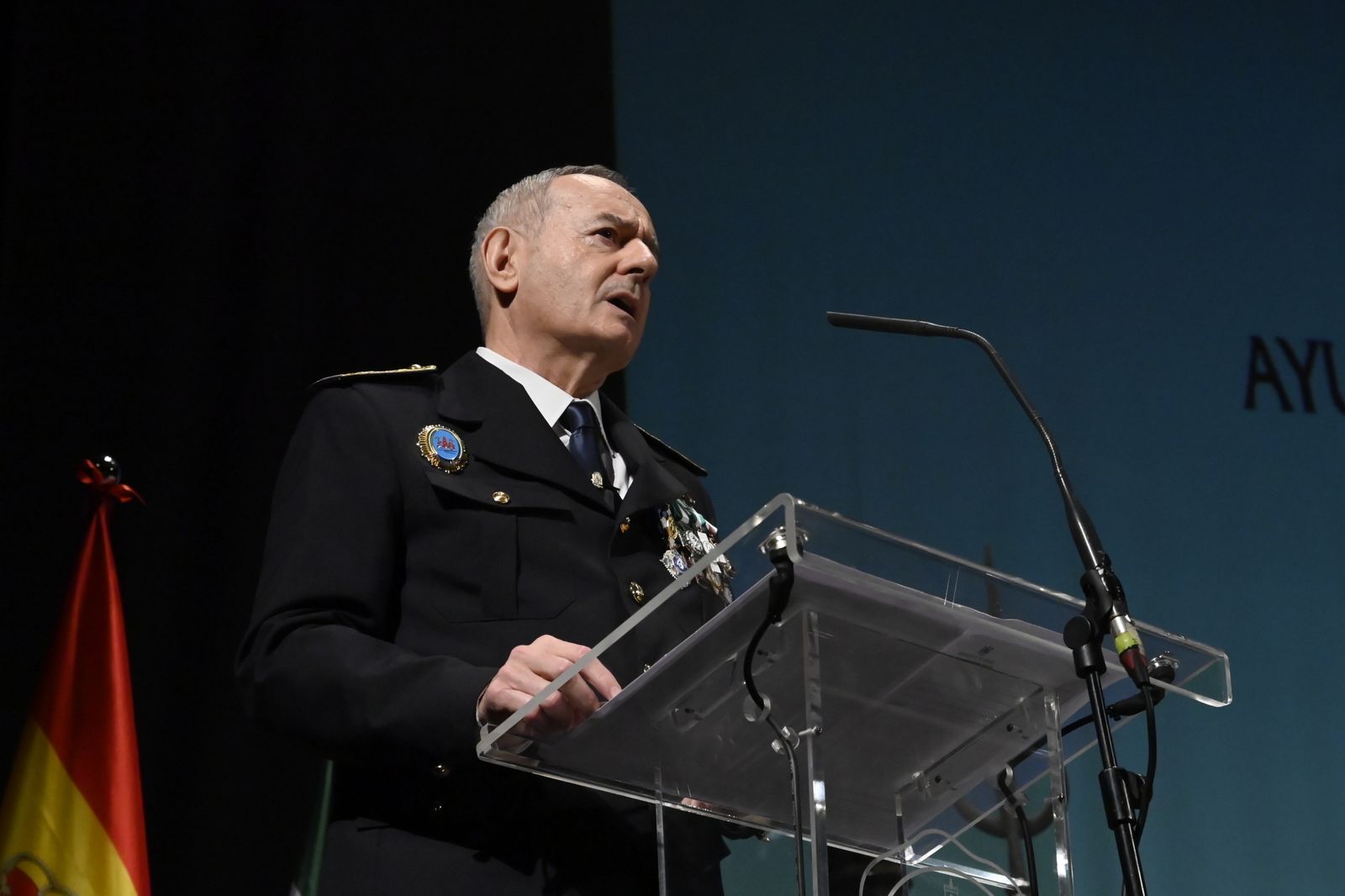 El intendente jefe del Cuerpo, Antonio Serrano.