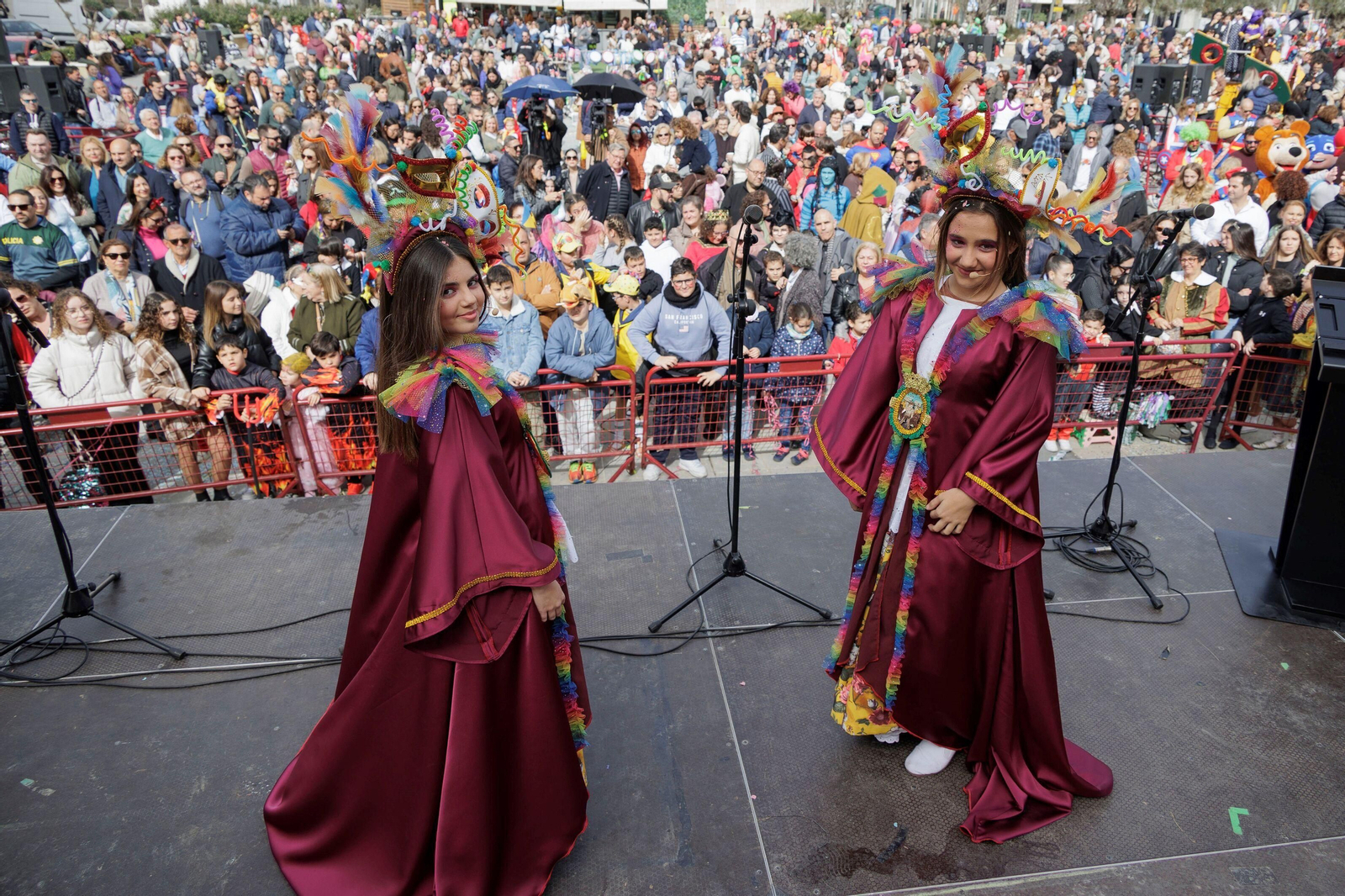 Las pregoneras infantiles del Carnaval 2023.