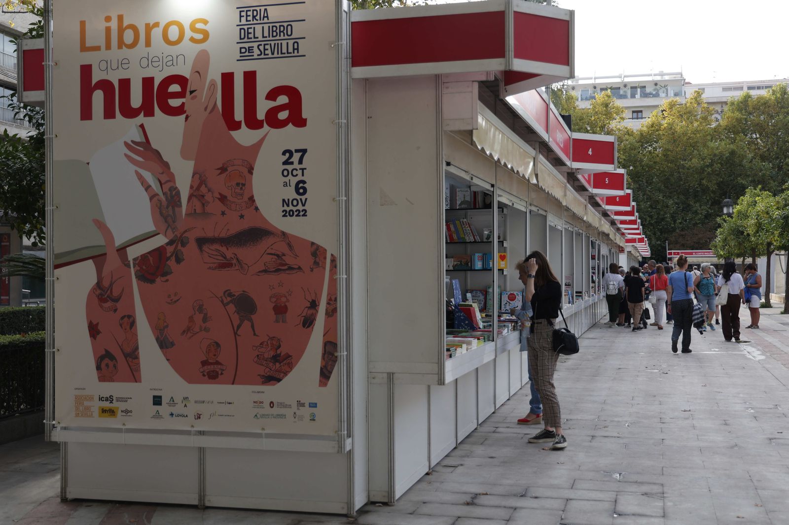 Imagen de la Feria del Libro de Sevilla del pasado 2022.