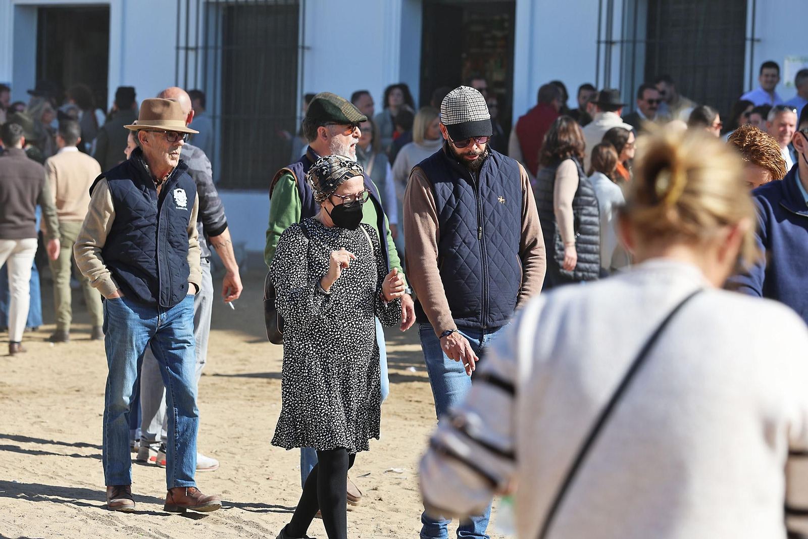 Imágenes del ambiente en la aldea del Rocío en la Candelaria 2024