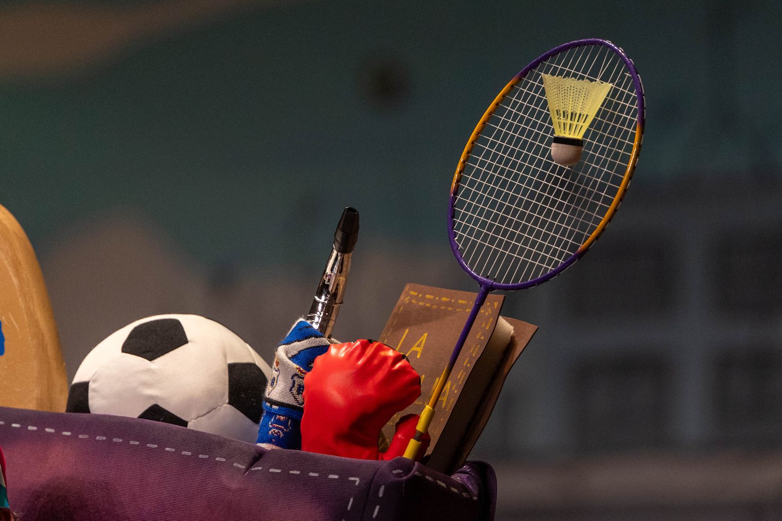 Imágenes de la actuación de la murga de Ayamonte "Ni Messi, ni Picasso, papá harme caso" en el Carnaval Colombino