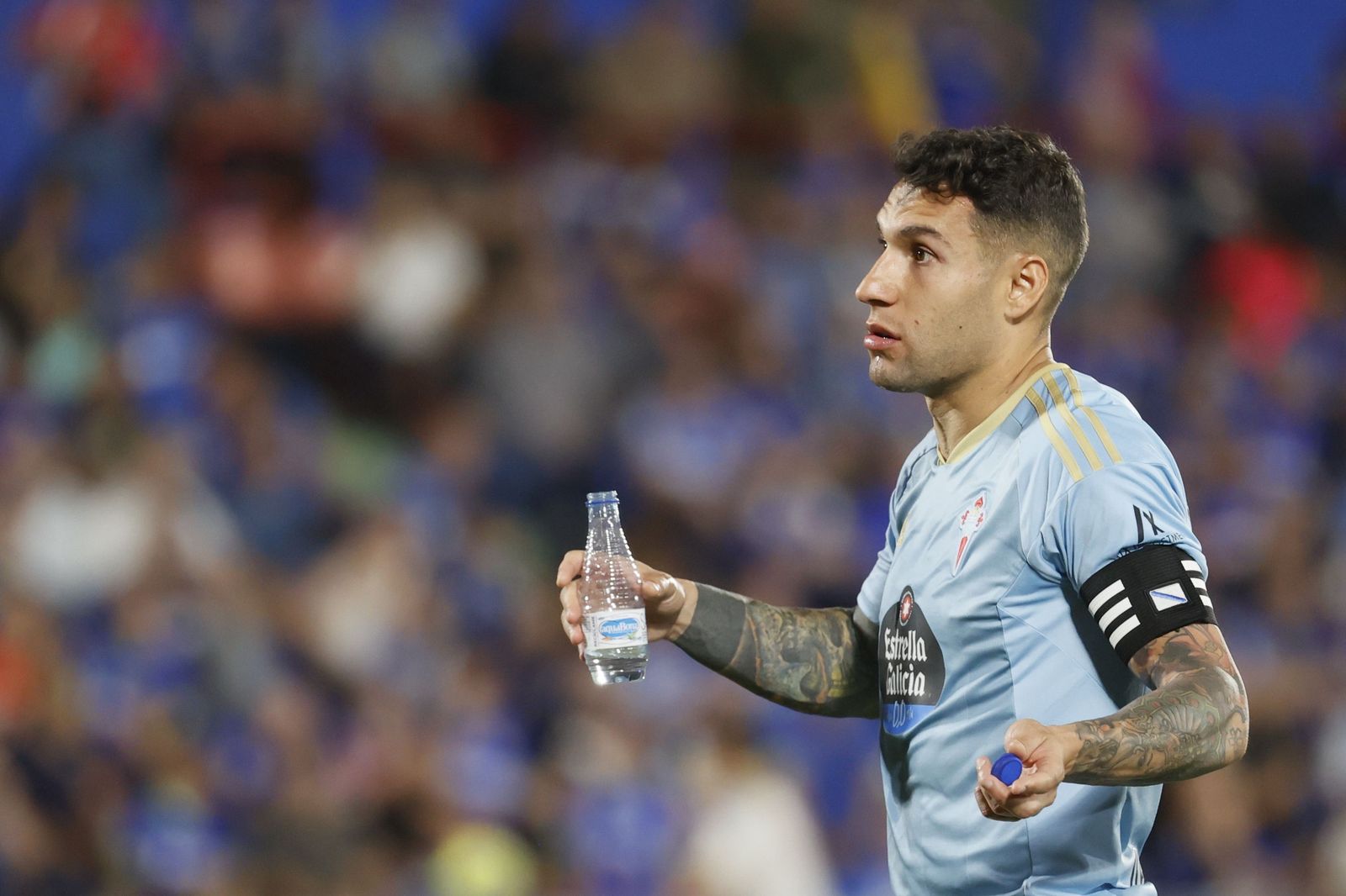 Hugo Mallo, en su etapa como capitán del Celta.