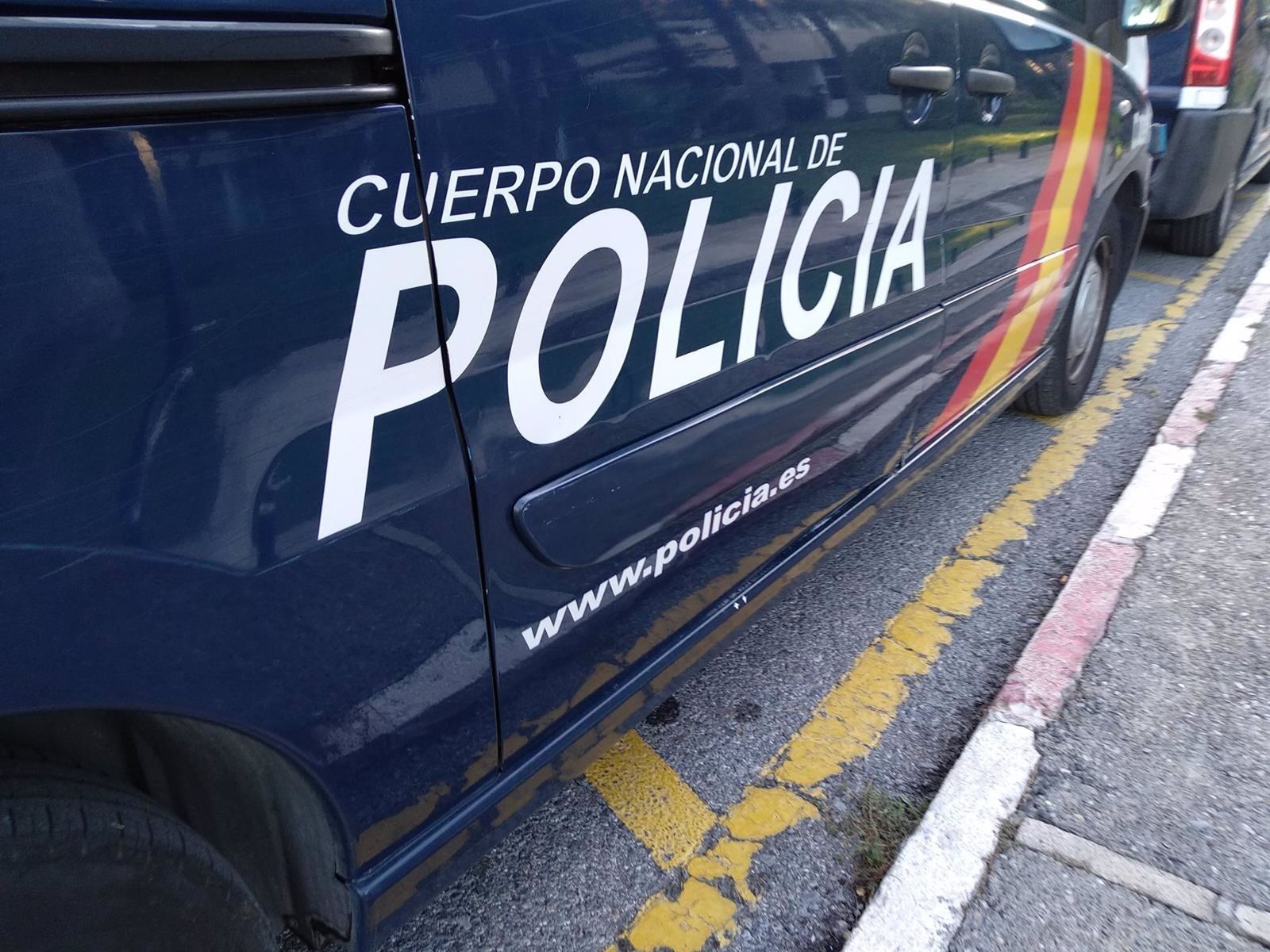 Un vehículo de la Policía Nacional.