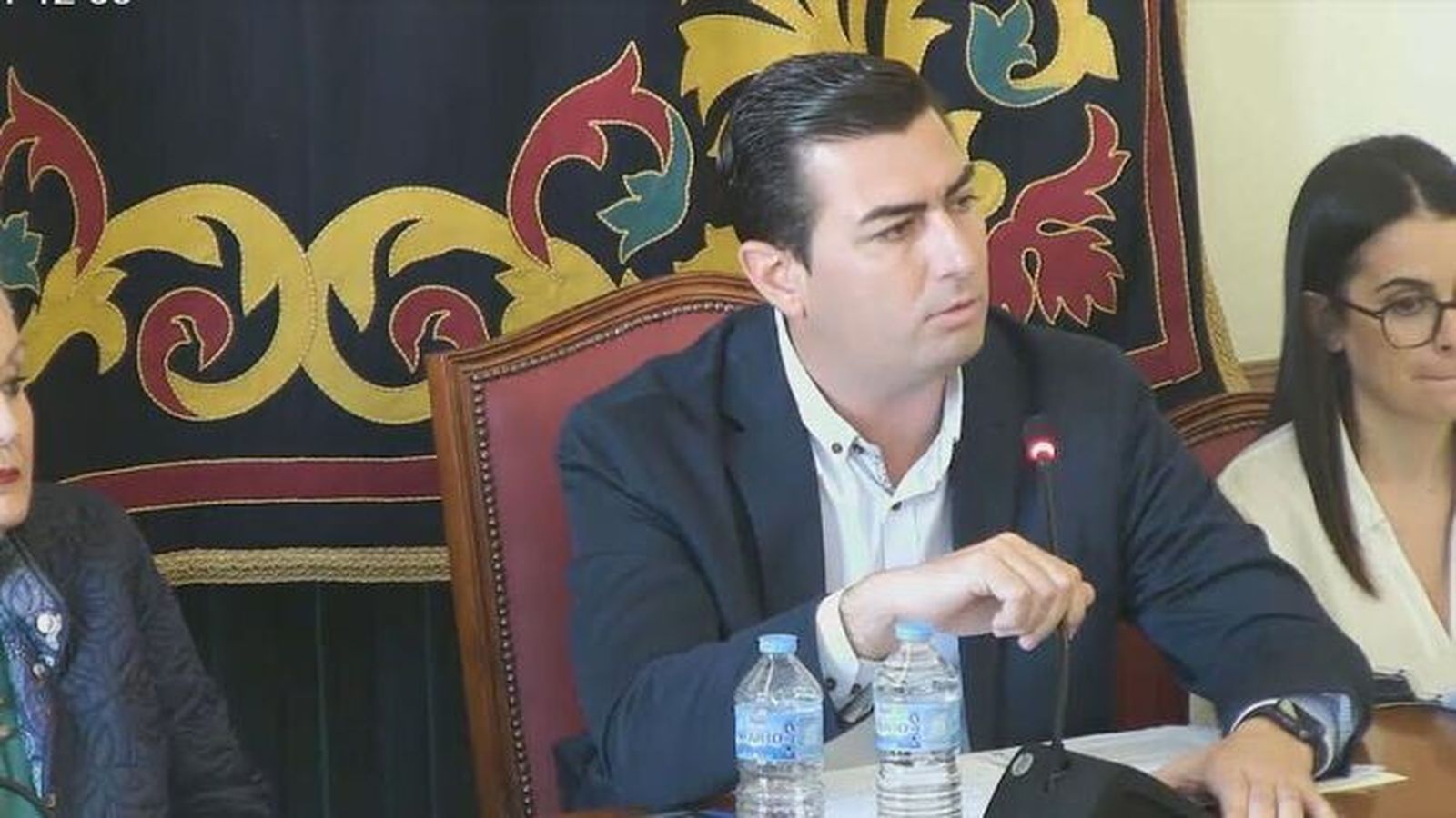 José Francisco Garrido, alcalde de Níjar, en la última sesión plenaria de la Corporación