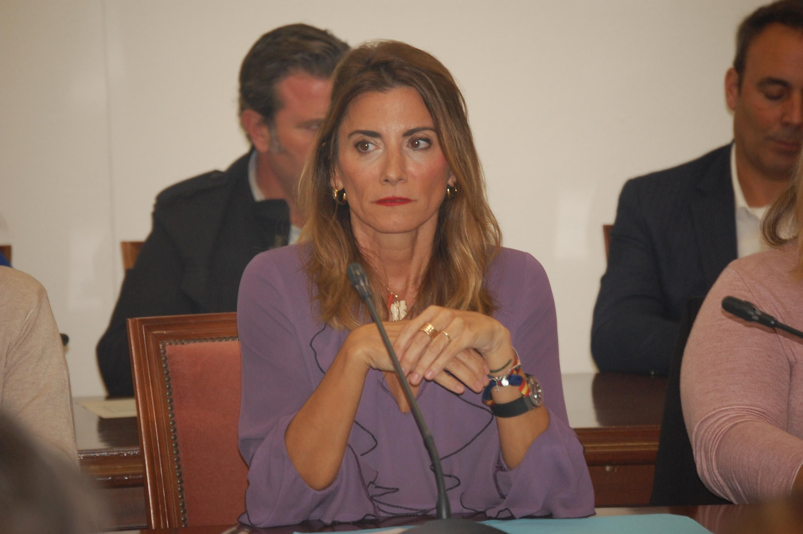 La concejala del PP, Ana Mata, propuesta como futura alcaldesa en la moción de censura.