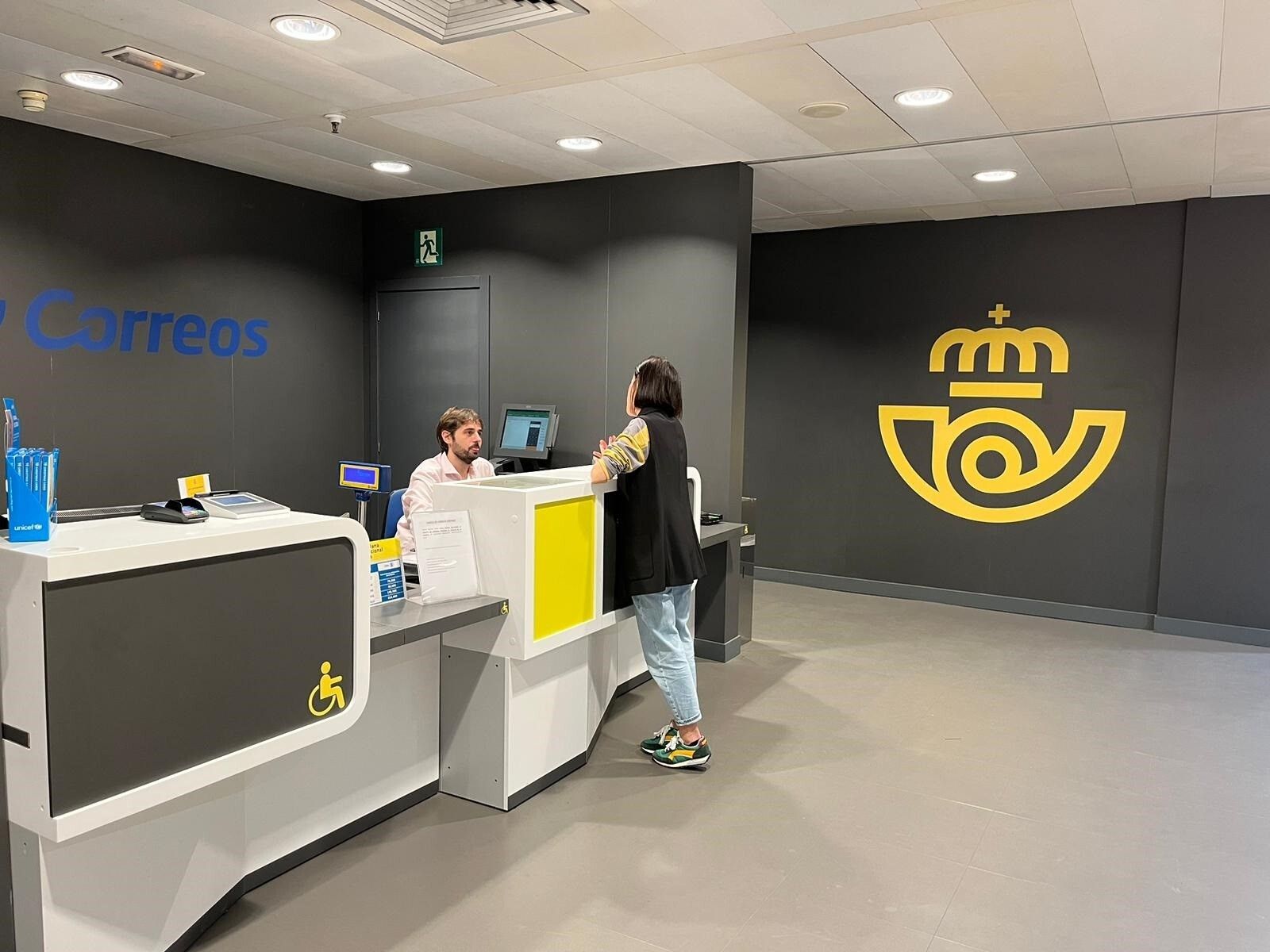 Una oficina de Correos de Málaga