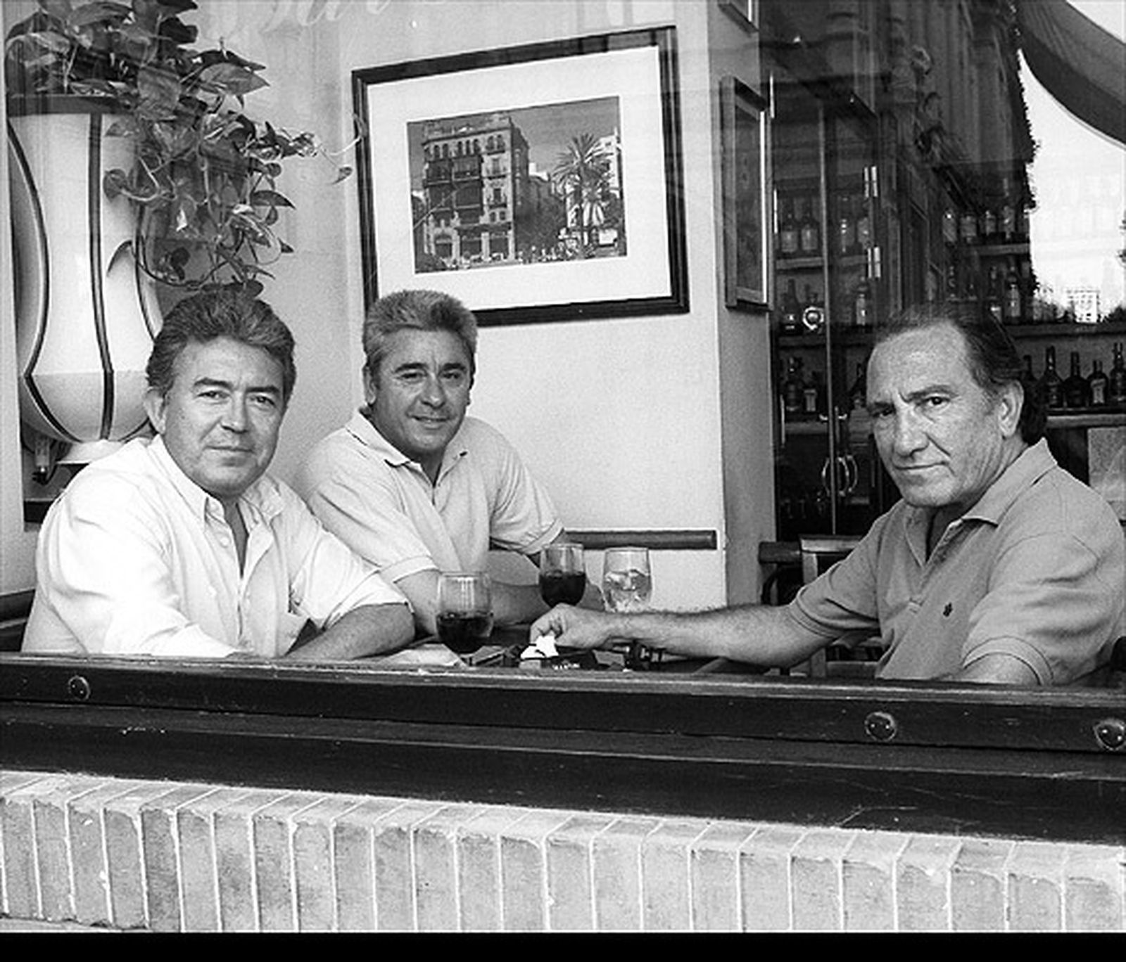 Imagen de archivo de los integrantes de Albahaca, de izquierda a derecha: Pepe Vela, Paco Lola y Sabino Loma.