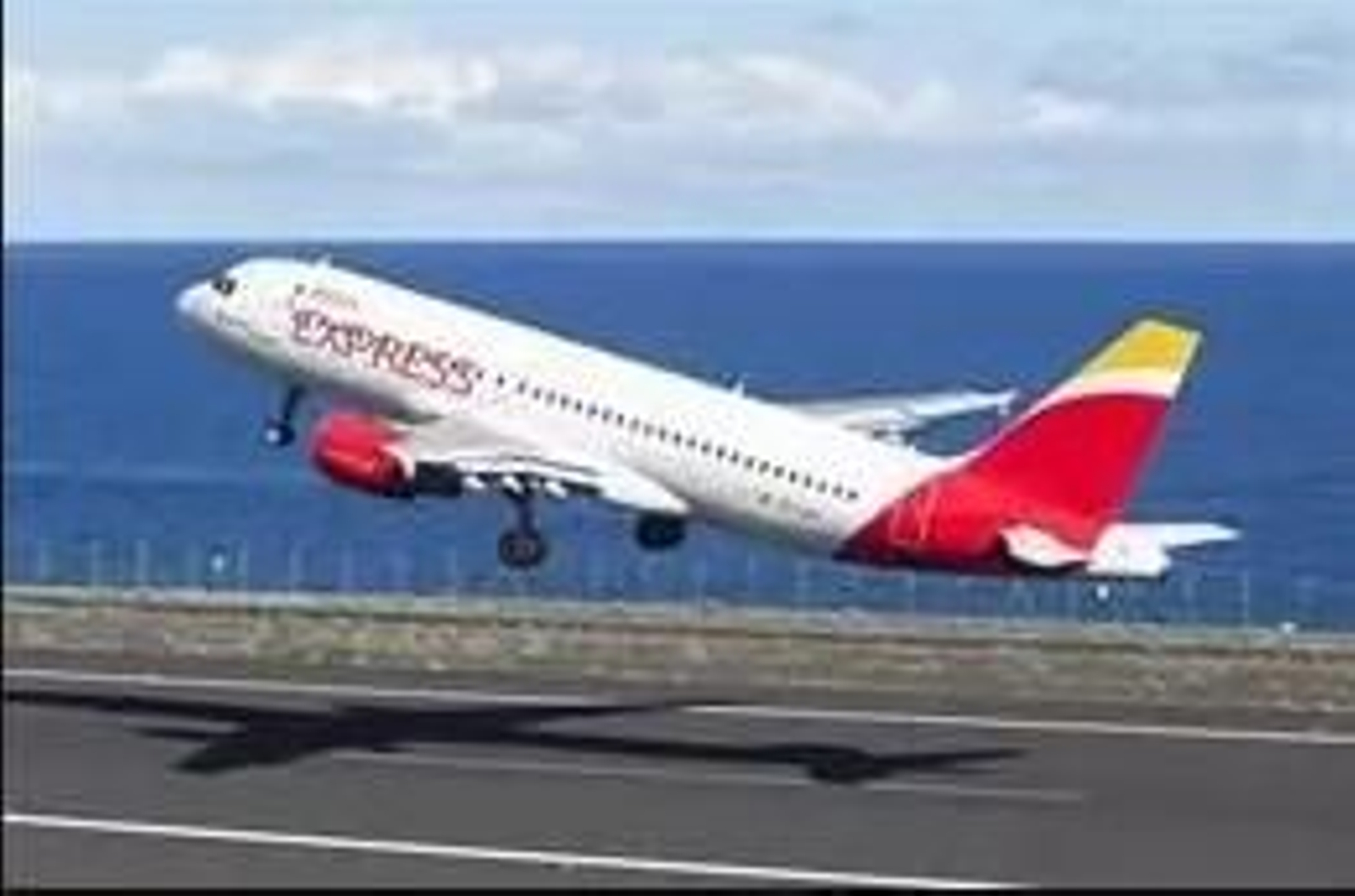 Aeronave operada por Iberia Express.