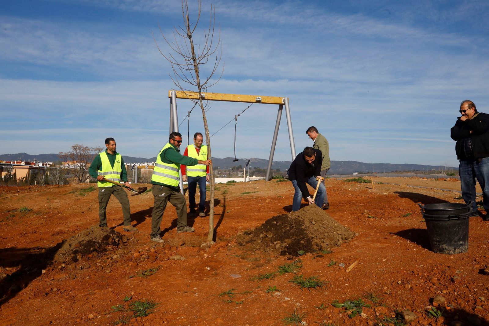 Así avanzan las obras de la segunda fase del parque de Levante de Córdoba, en imágenes