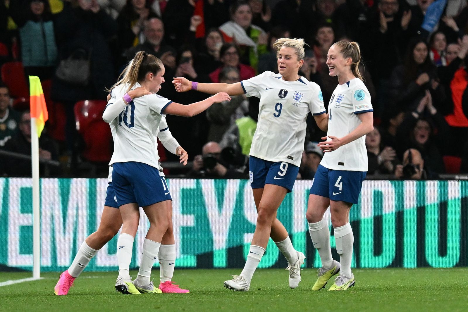 La selección femenina de Inglaterra, en el último Mundial.