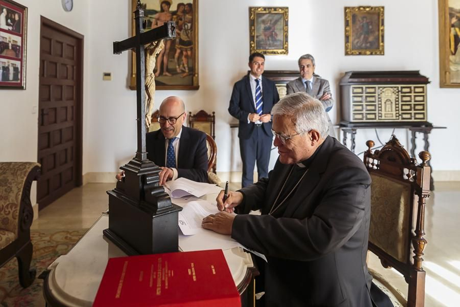 Firma de la cesión.