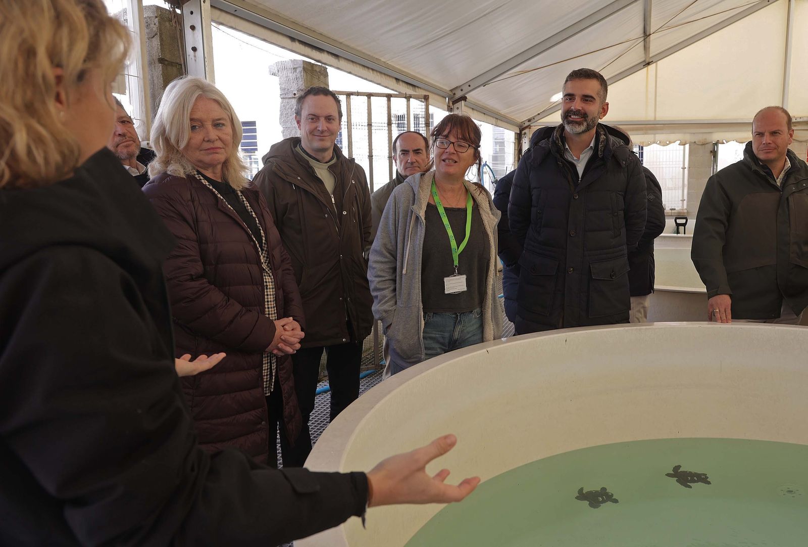 La visita de Ramón Fernández Pacheco al Cegma de Algeciras, en imágenes