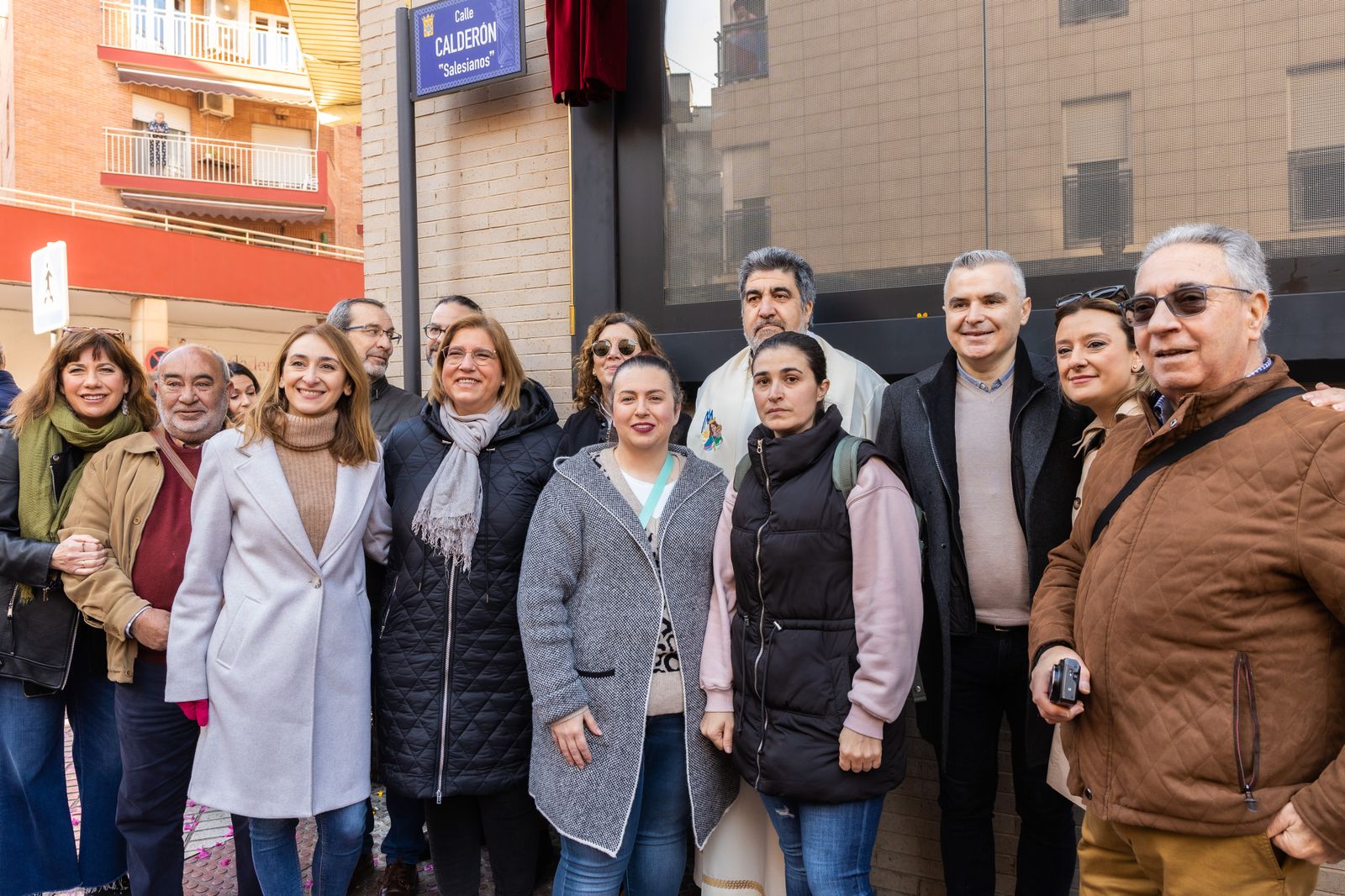 Precesión e inauguración calle 'Salesianos'