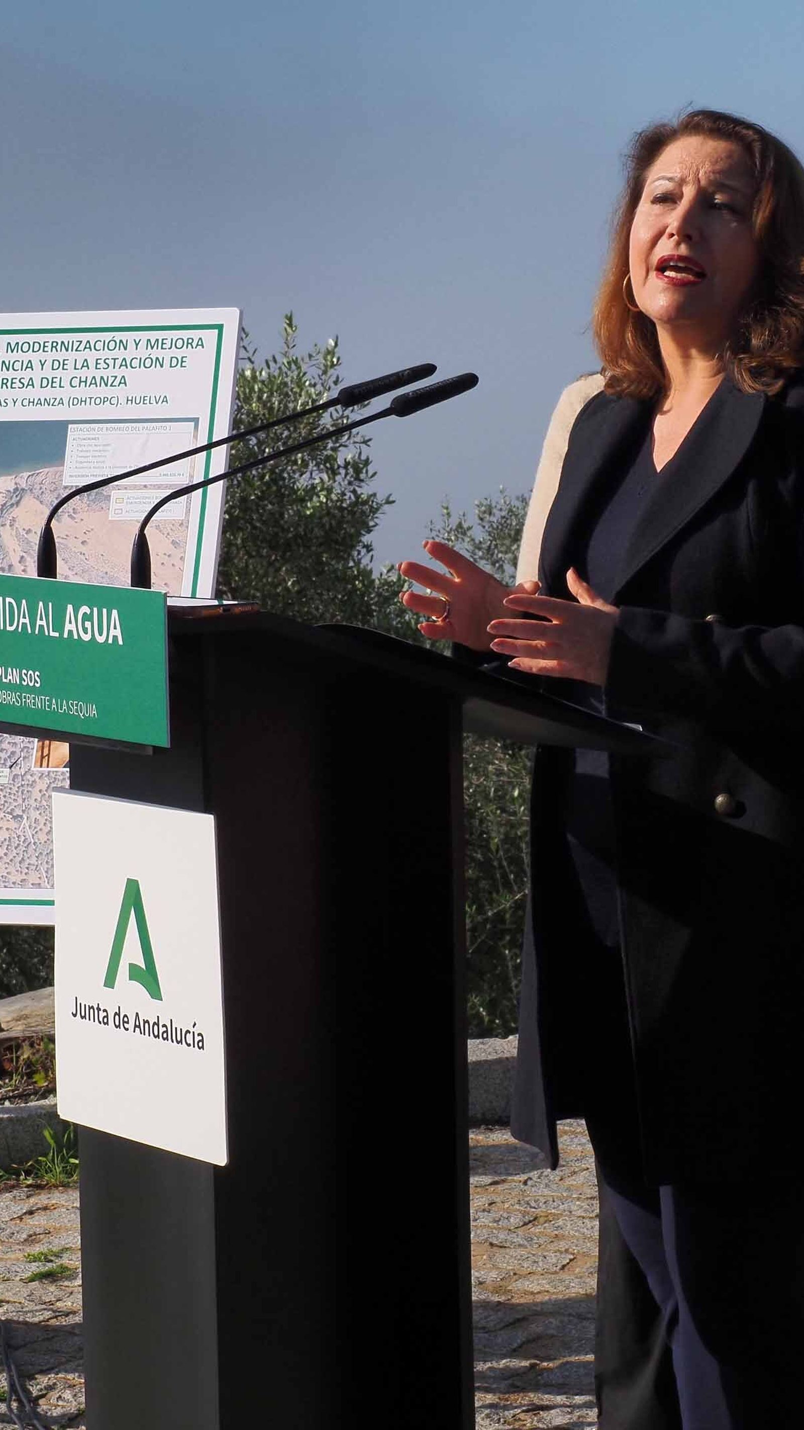 Un momento de la intervención de Carmen Crespo