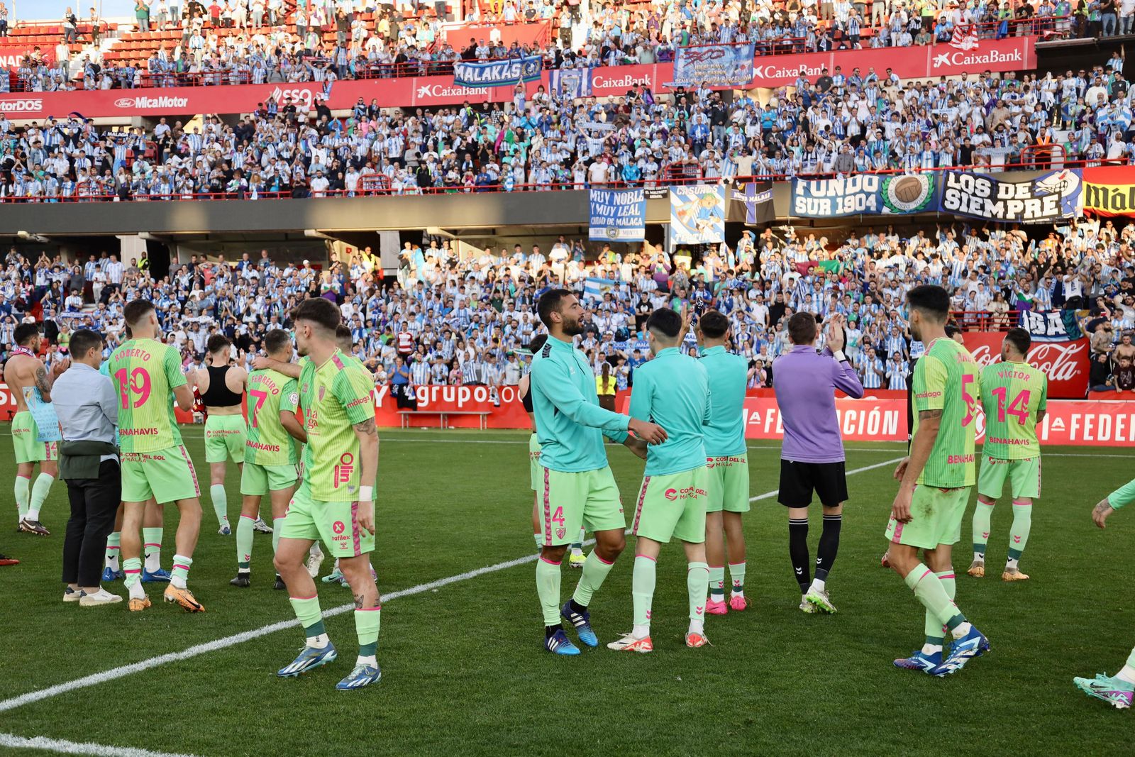 Las fotos del Recreativo Granada - Málaga CF