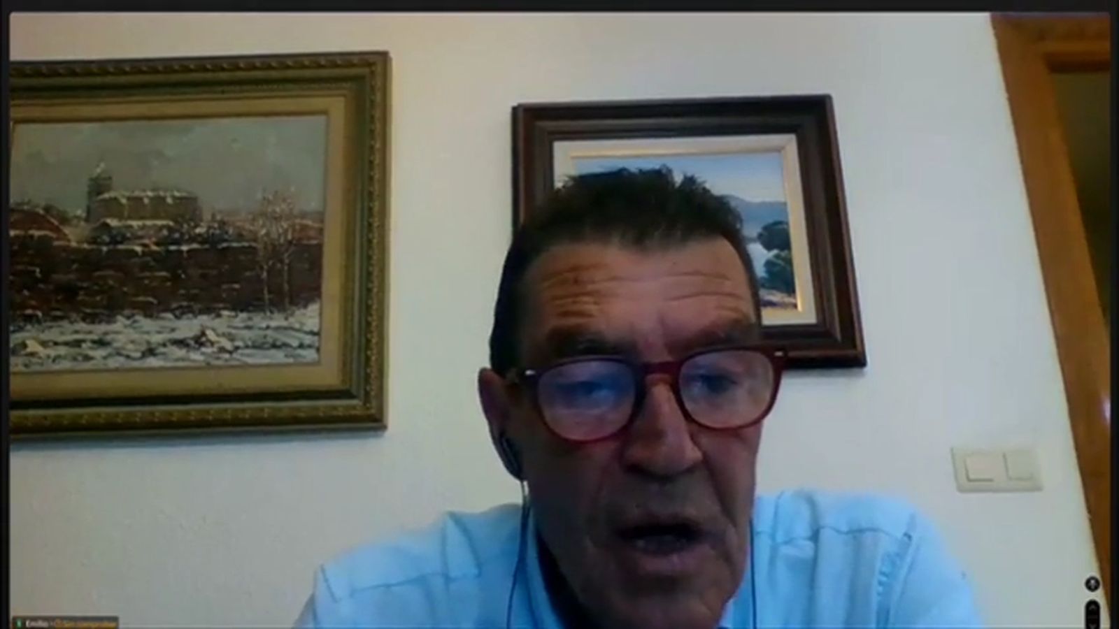 El juez Calatayud en el Parlamento de Andalucía