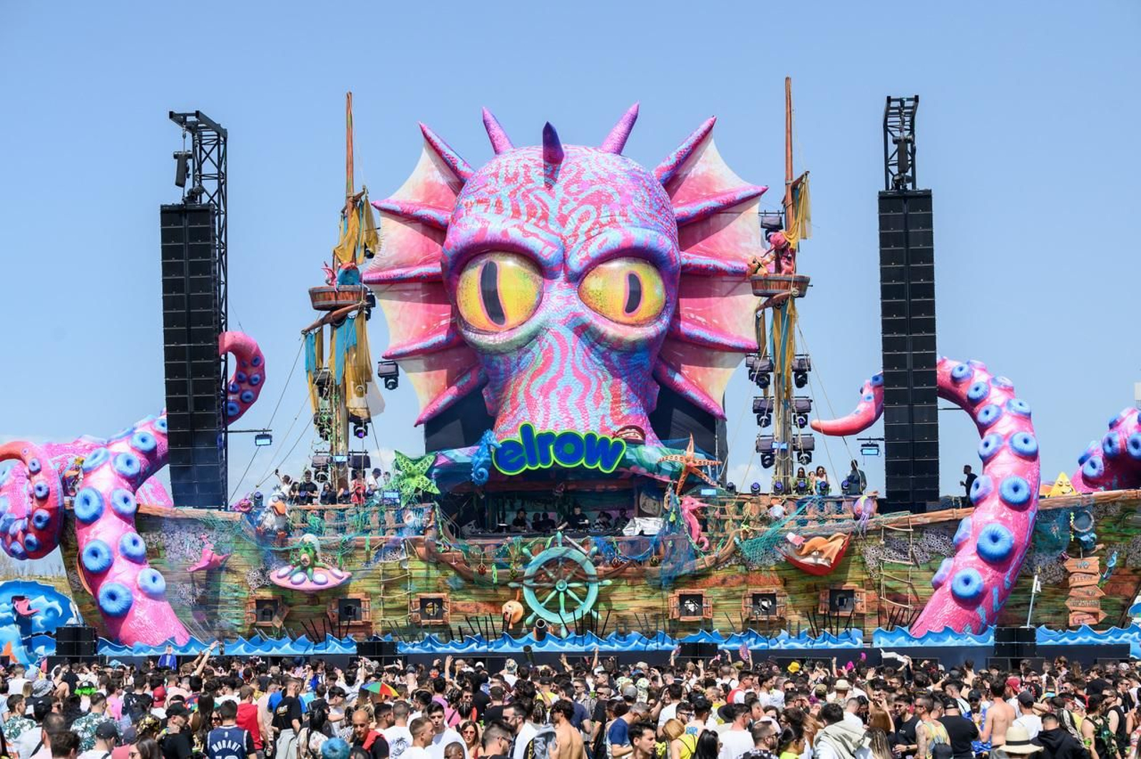 Escenario de Elrow en Madrid.