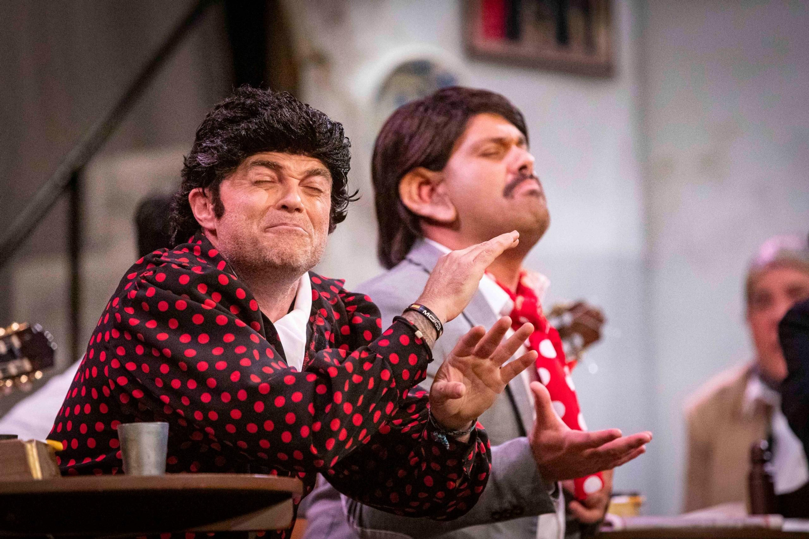 Israel Peña 'Peñita' en plena interpretación.