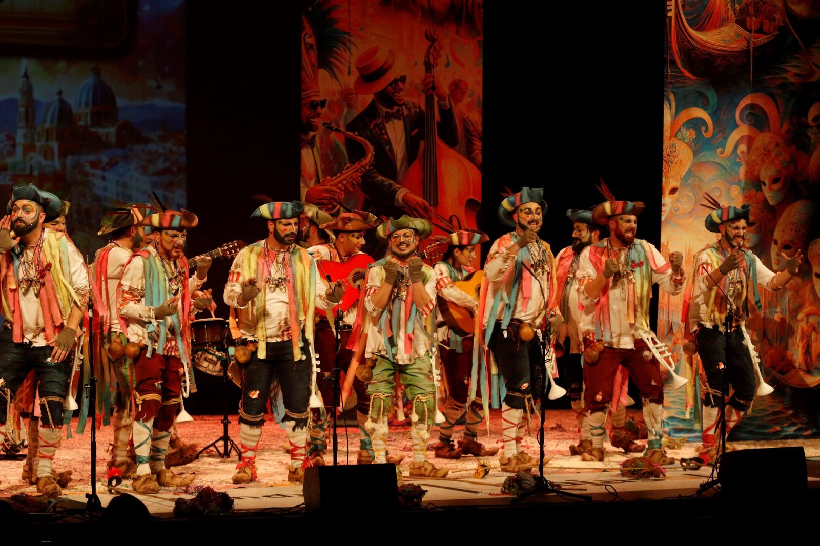 Las imágenes de la primera semifinal del Concurso de Agrupaciones del Carnaval de Córdoba