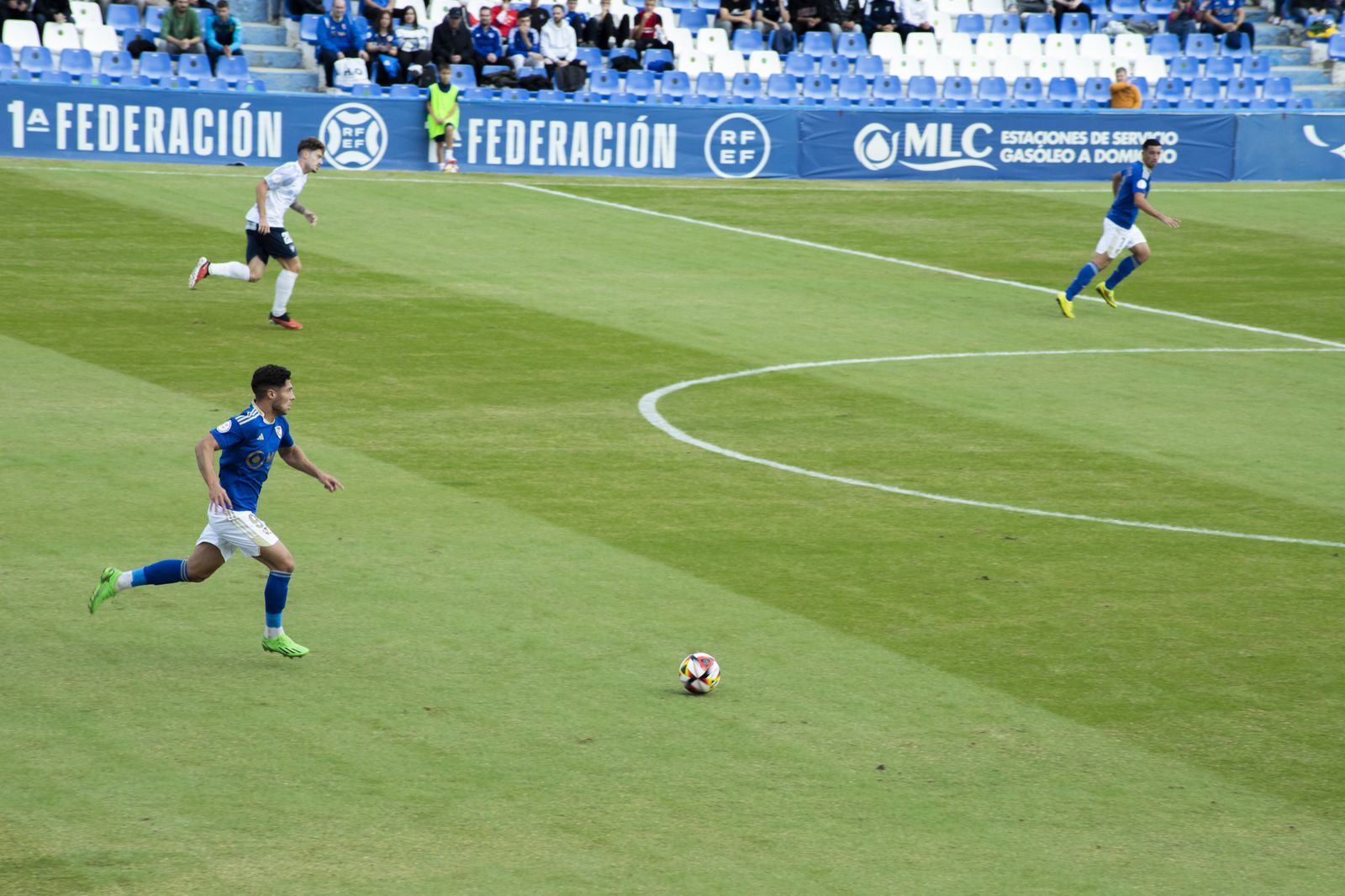 El Linares Deportivo durante su último encuentro contra el San Fernando
