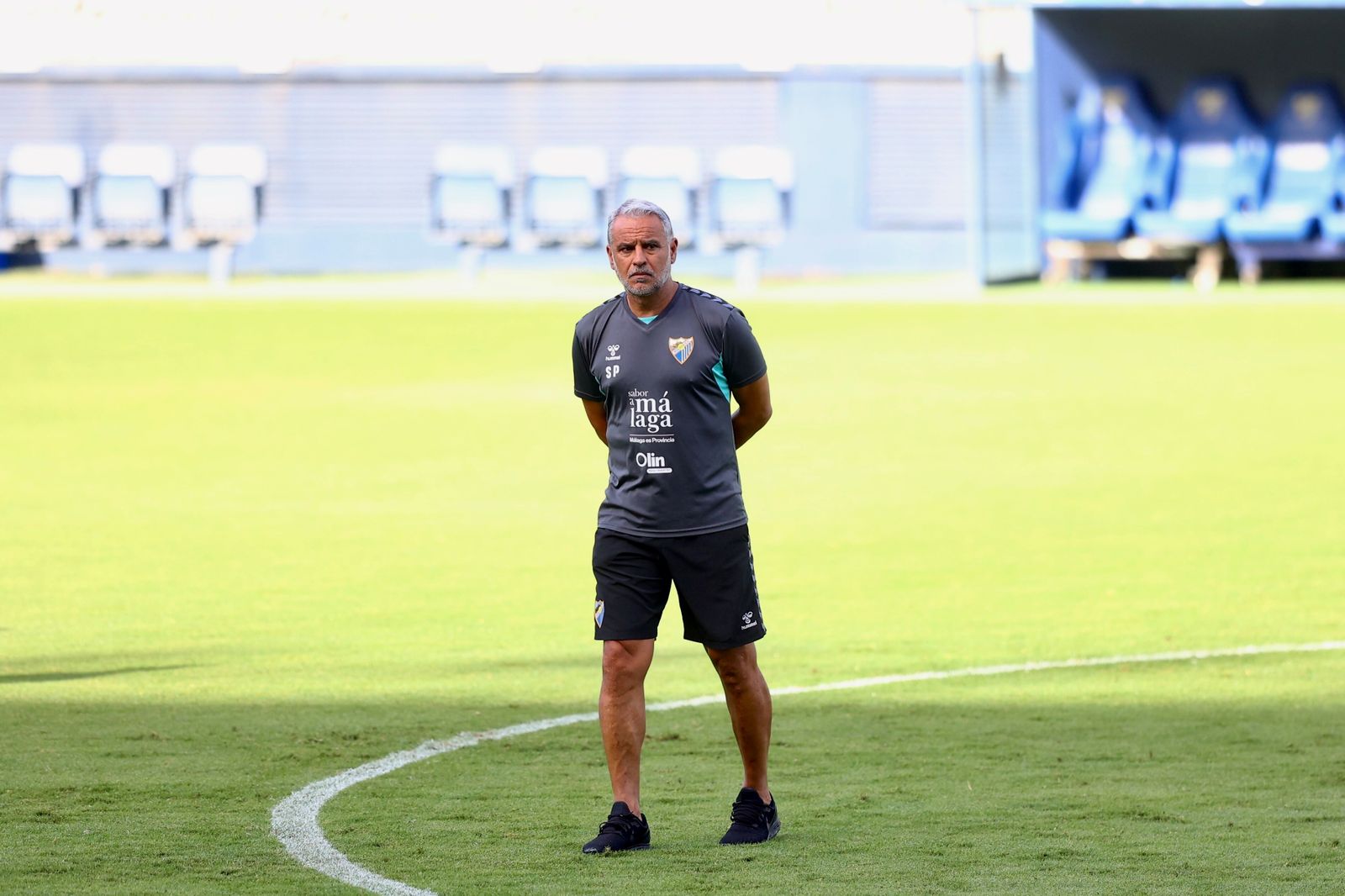 Sergio Pellicer, en La Rosaleda.