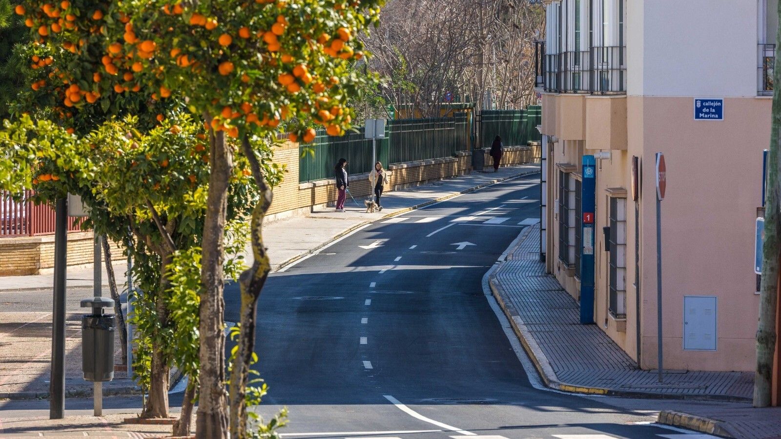 Culminan las obras del plan de asfaltado en La Casería y El Pino en San Fernando.