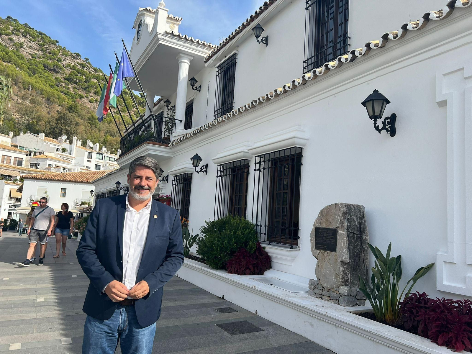 El secretario de Organización del PSOE de Mijas, Roy Pérez.