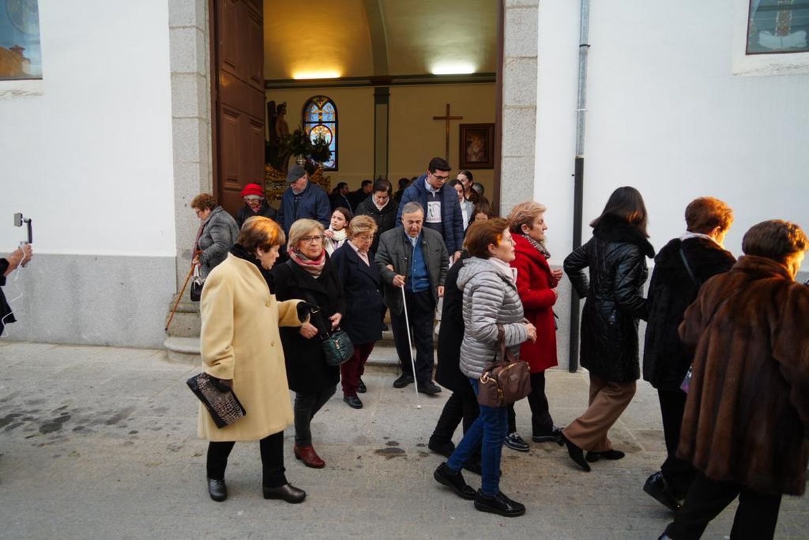 La procesión de San Sebastián en Pozoblanco 49 años después, en imágenes