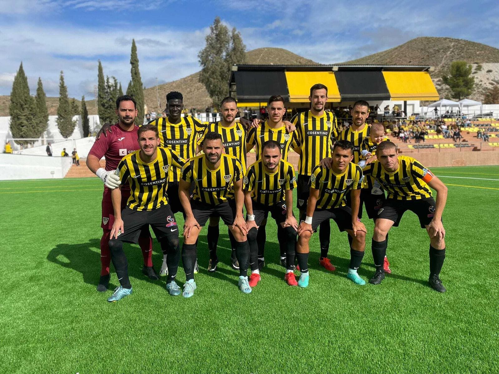 Once presentado por el Cantoria en su partido frente al Alhaurín de la Torre disputado en Los Olivos.