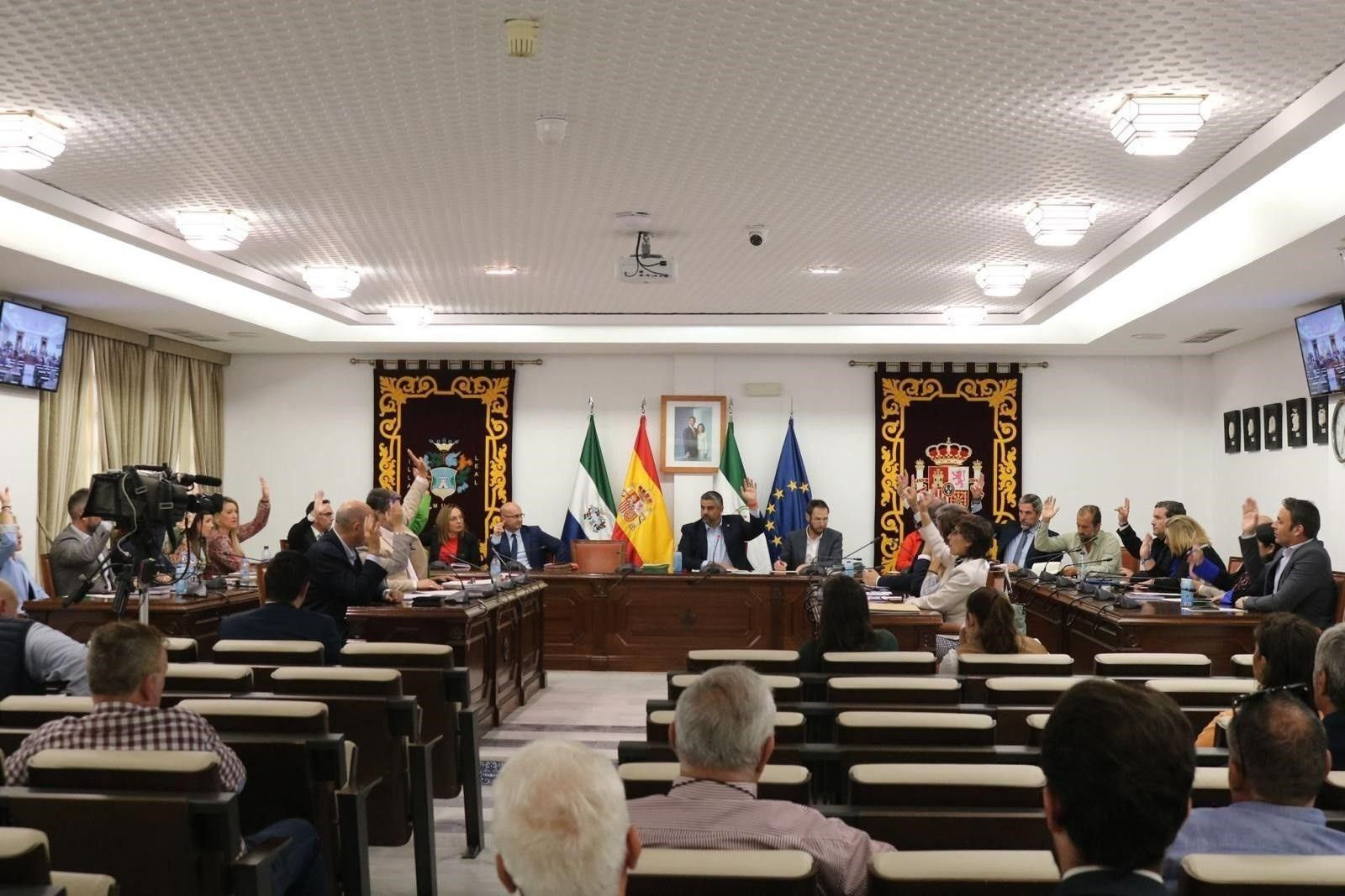 Pleno en el Ayuntamiento de Mijas en una fotografía de archivo.