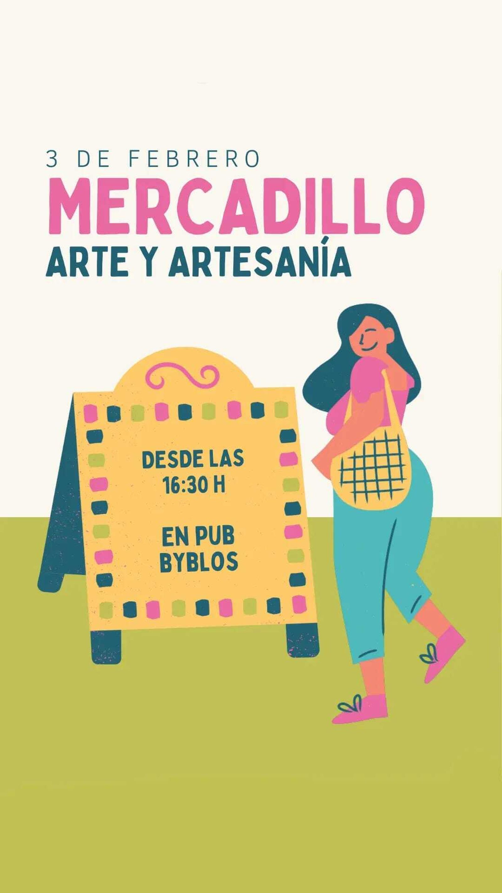 Desde hace unos meses el Pub Byblos celebra su mercadillo particular.