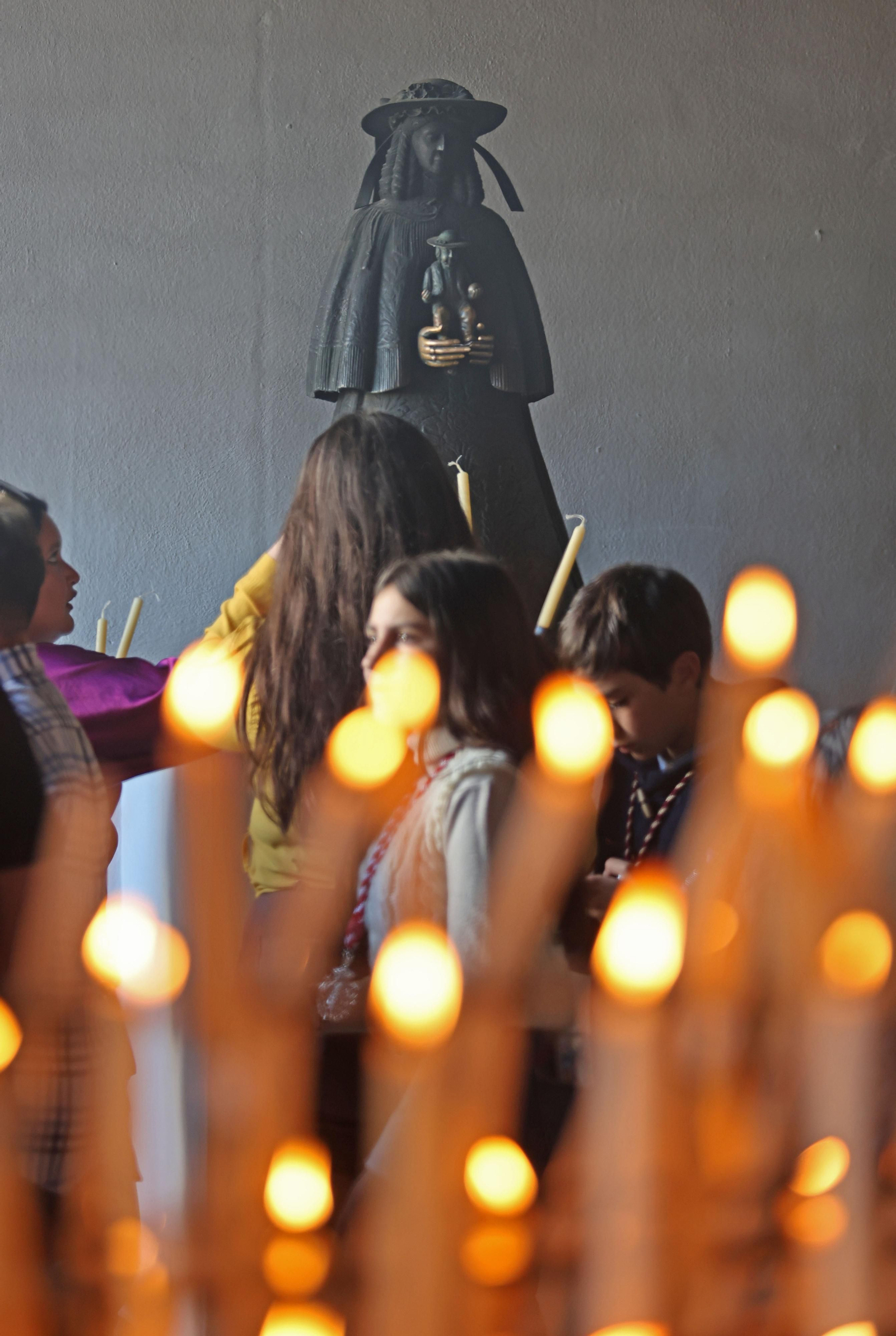 Imágenes del ambiente en la aldea del Rocío en la Candelaria 2024