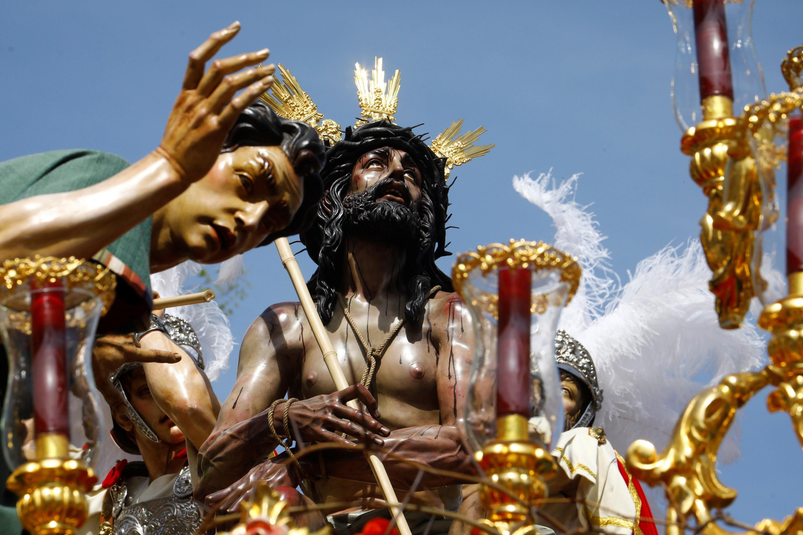 El Señor de la Coronación de Espinas, durante el pasado Lunes Santo.