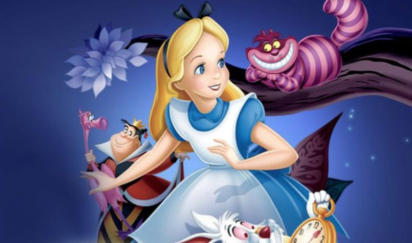 Cartel promocional de la obra de Alicia en el País de las Maravilla.